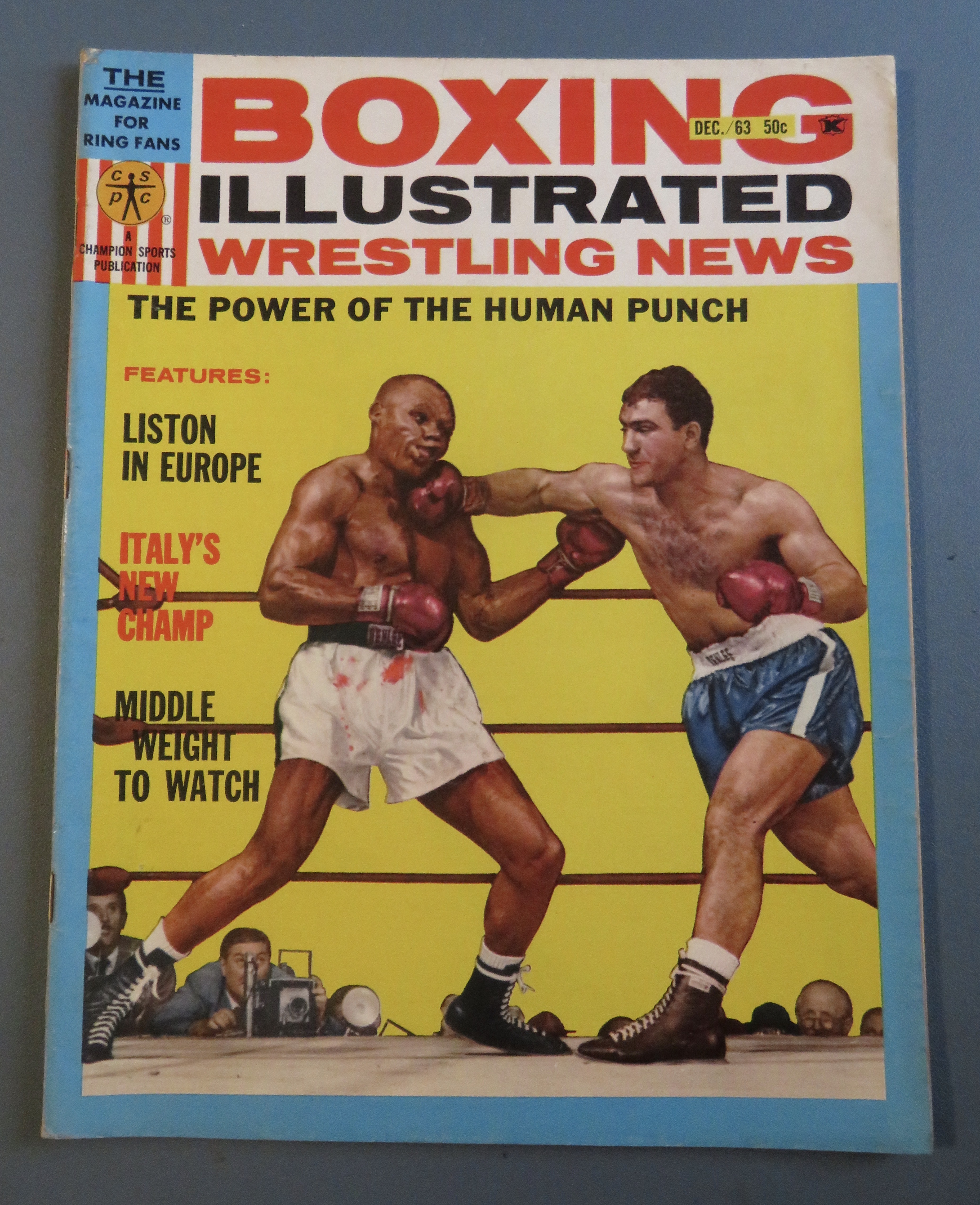 Boxing Illustrated Wrestling News Magazine Dec 1963