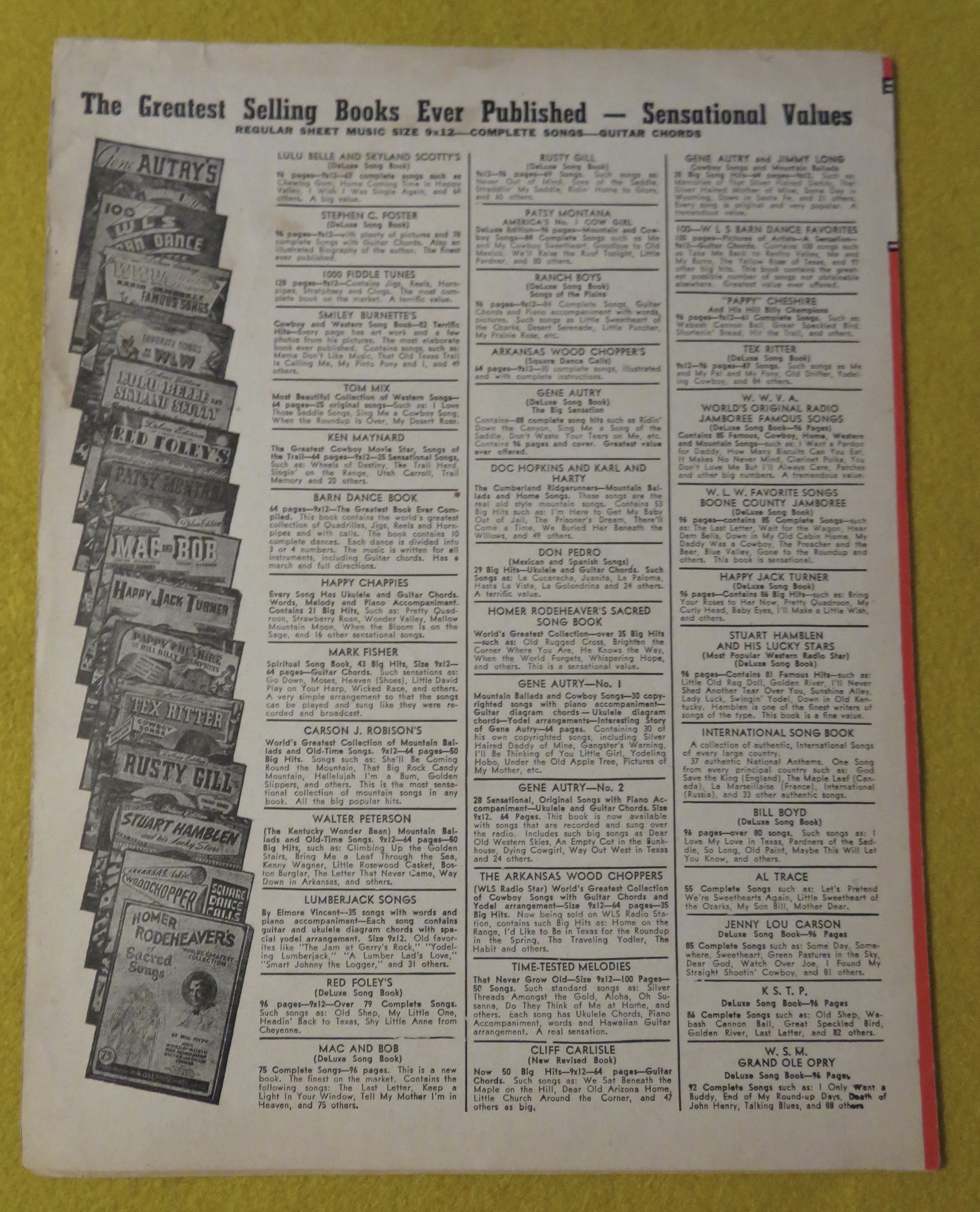 1940 Daisies Won't Tell Sheet Music Anita Owen