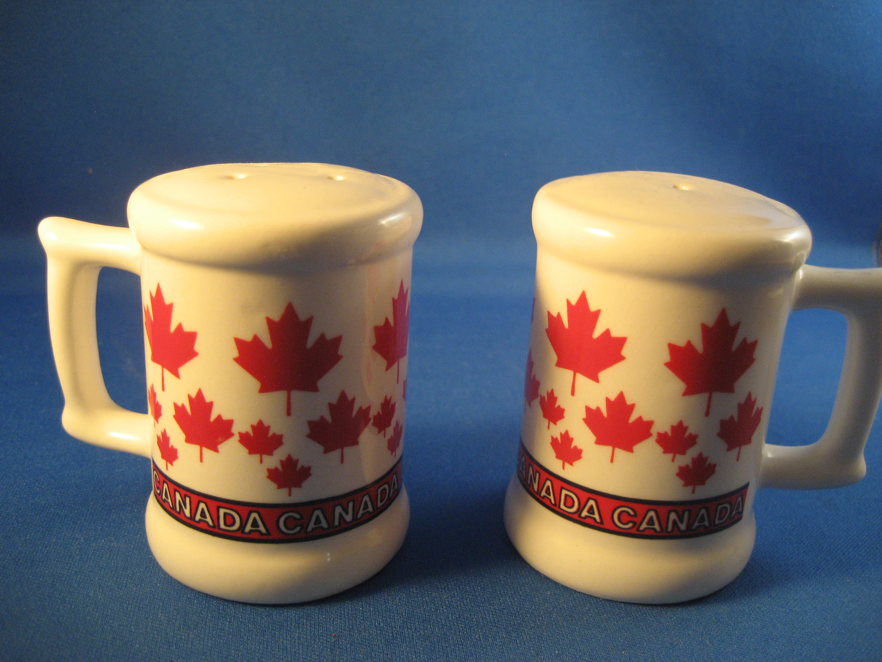 Red Leaf Salt and Pepper Shaker from Canada