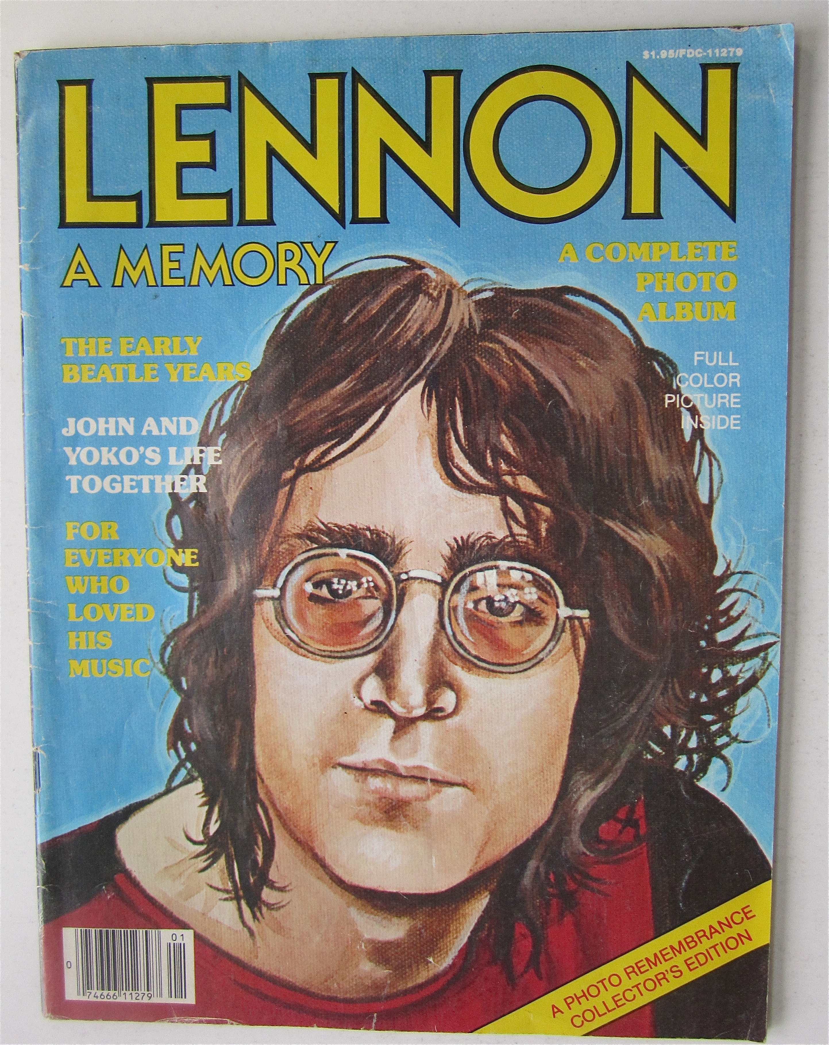 Lennon A Memory Magazine 1980 Complete Photo Album