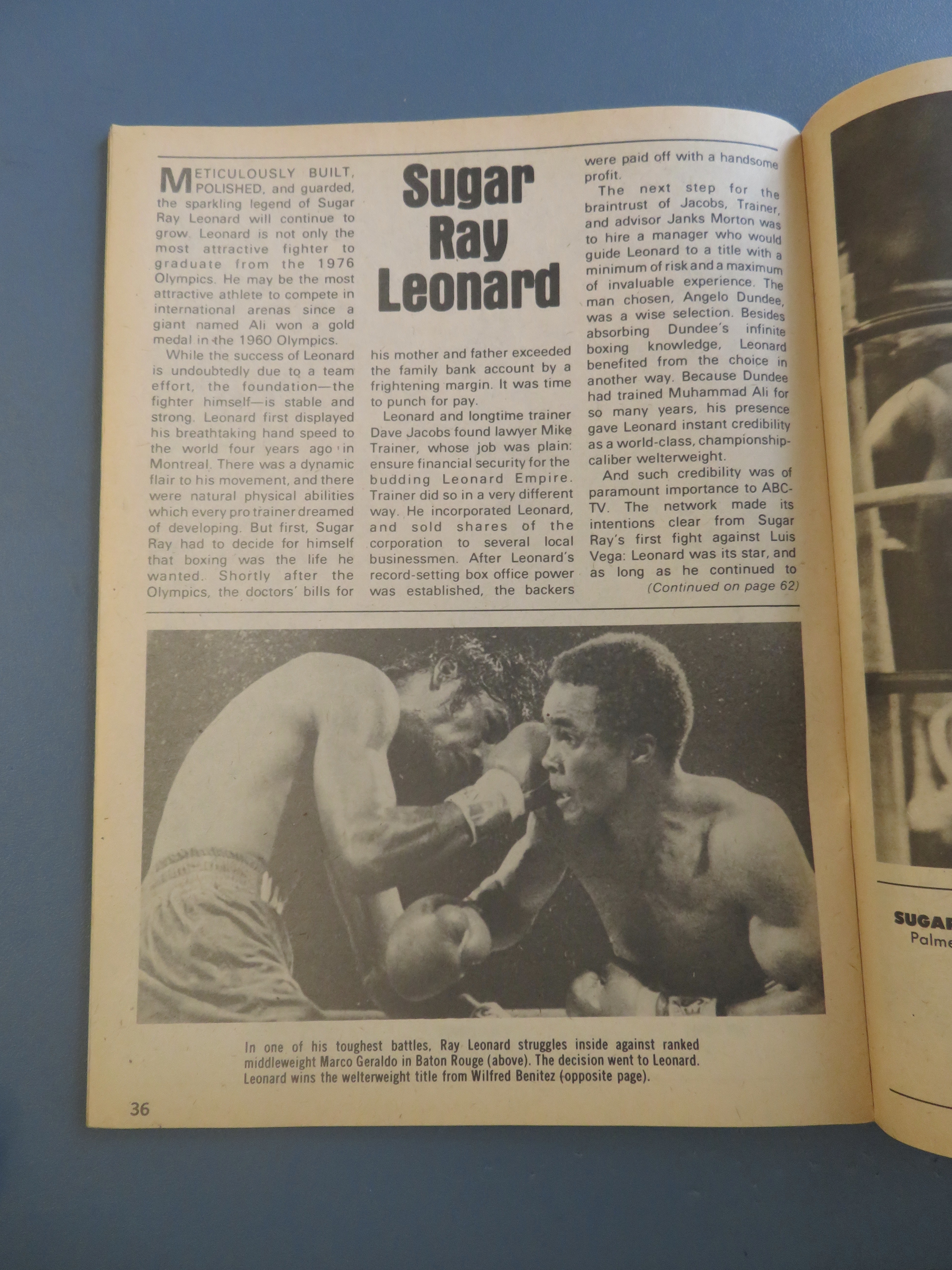 Big Book Of Boxing Magazine July 1980 Boxing Medalists