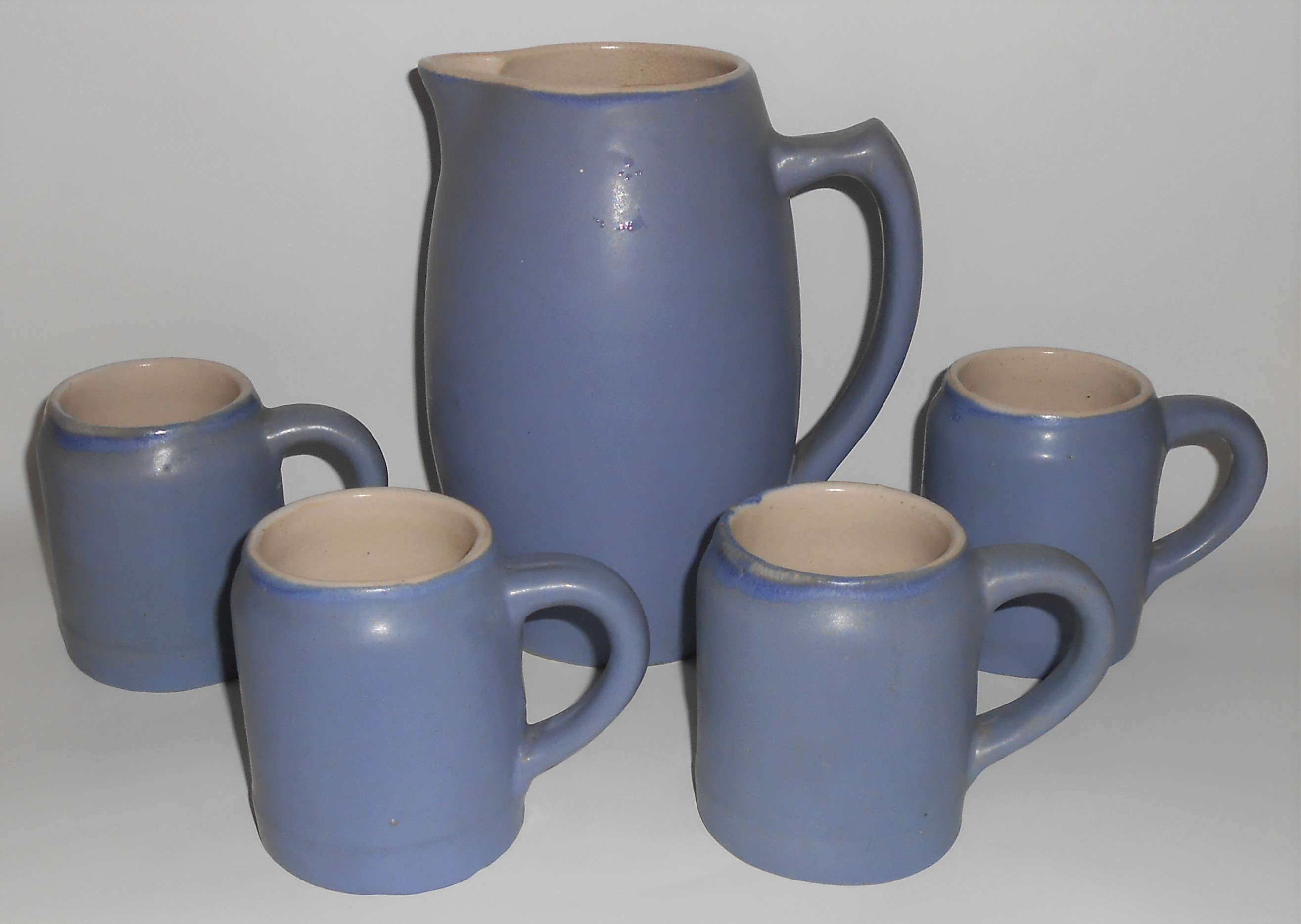 Zanesville Stoneware Pottery Company Delph #43 Pitcher