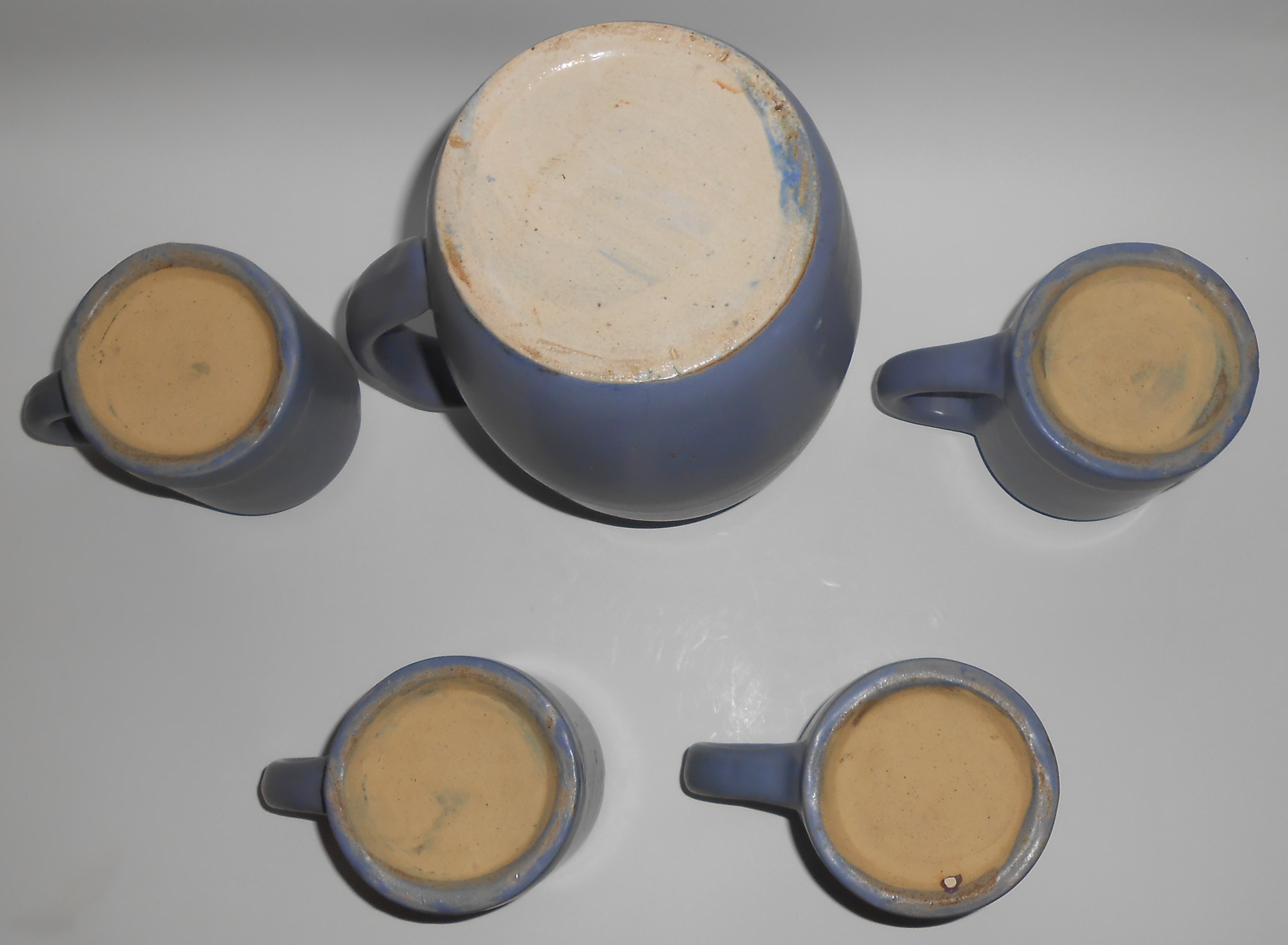 Zanesville Stoneware Pottery Company Delph #43 Pitcher