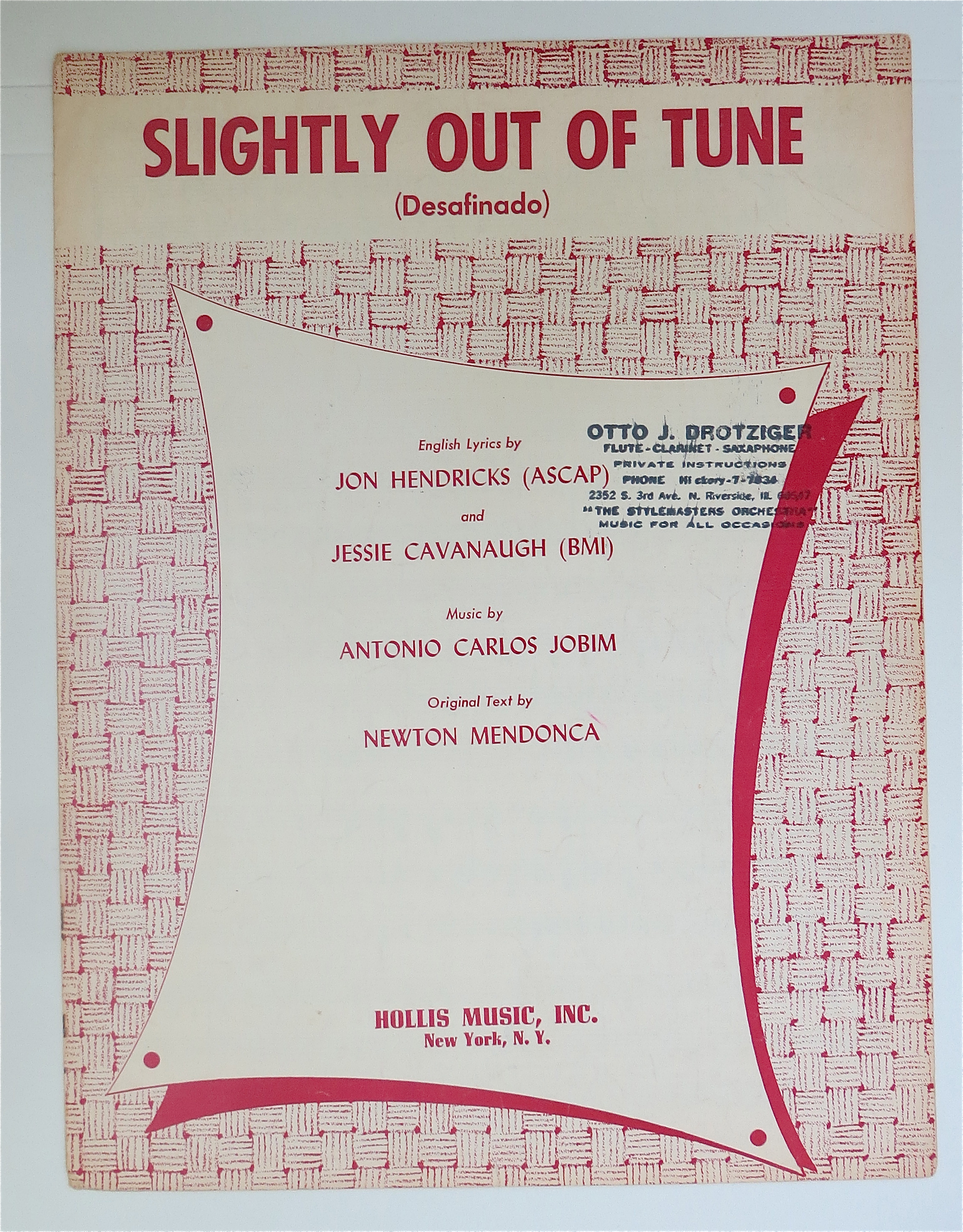 1959 Slightly Out Of Tune By Hendricks & Cavanaugh