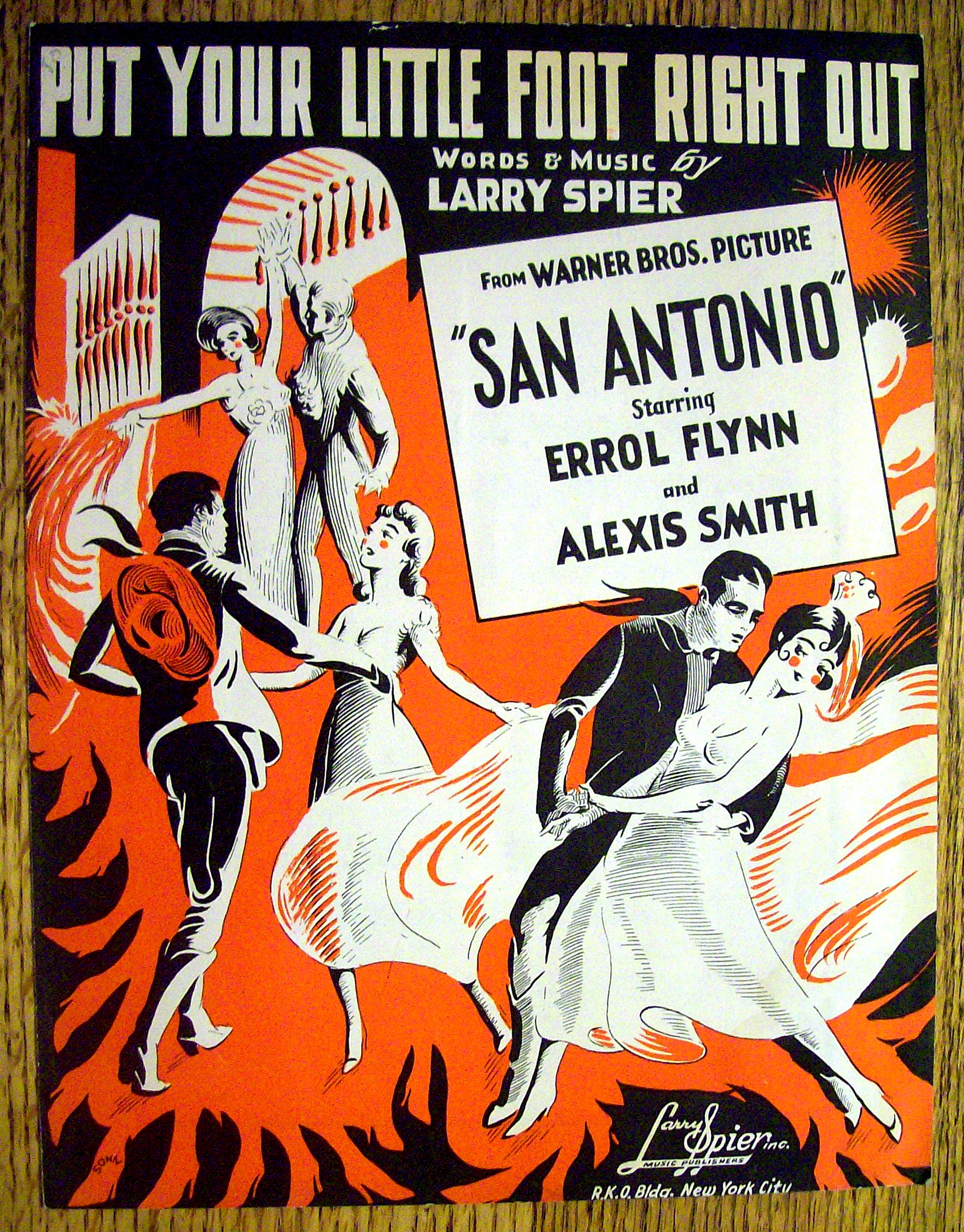 Sheet Music For 1939 Put Your Little Foot Right Out