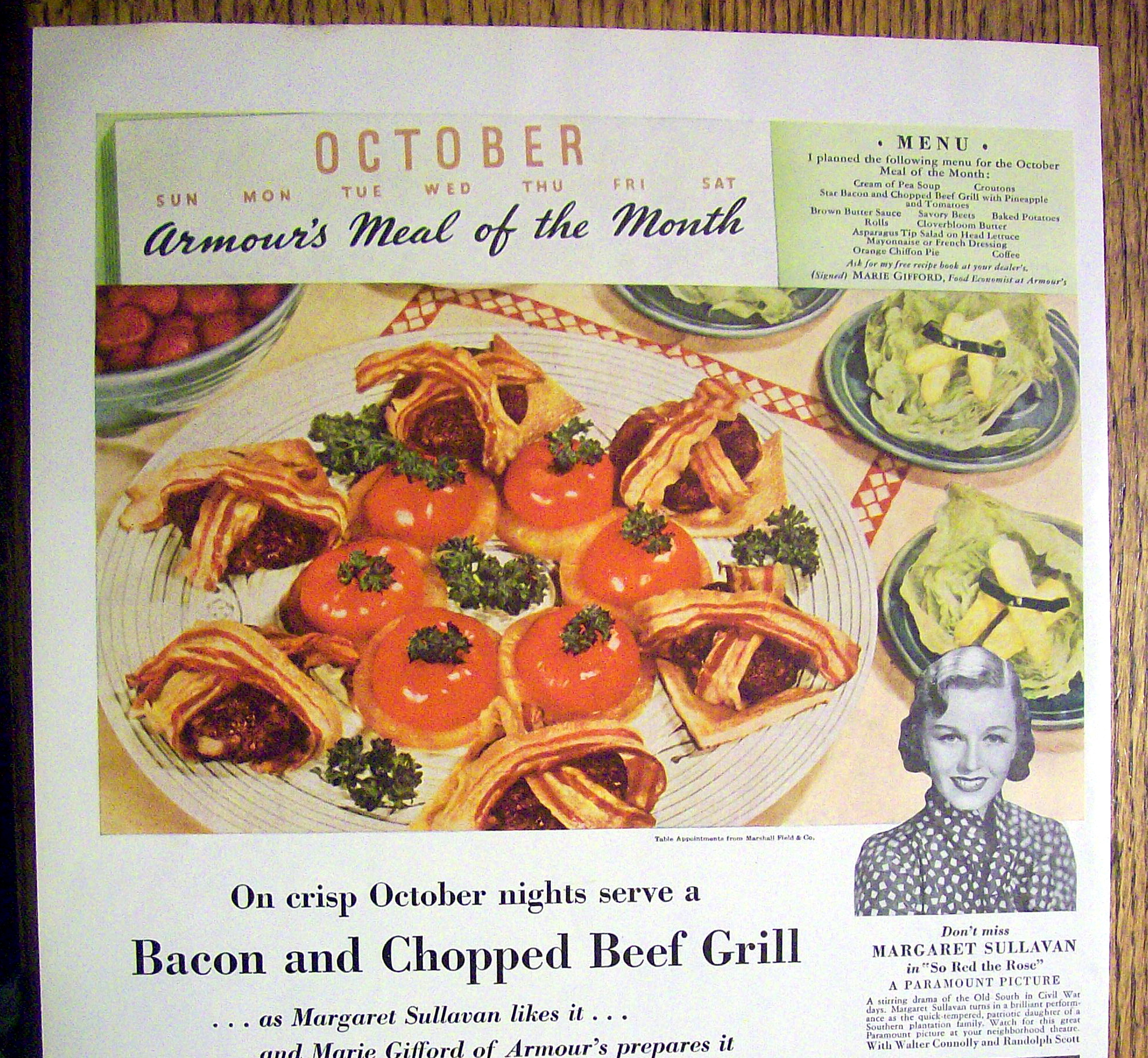 1935 Armour & Company with Margaret Sullivan