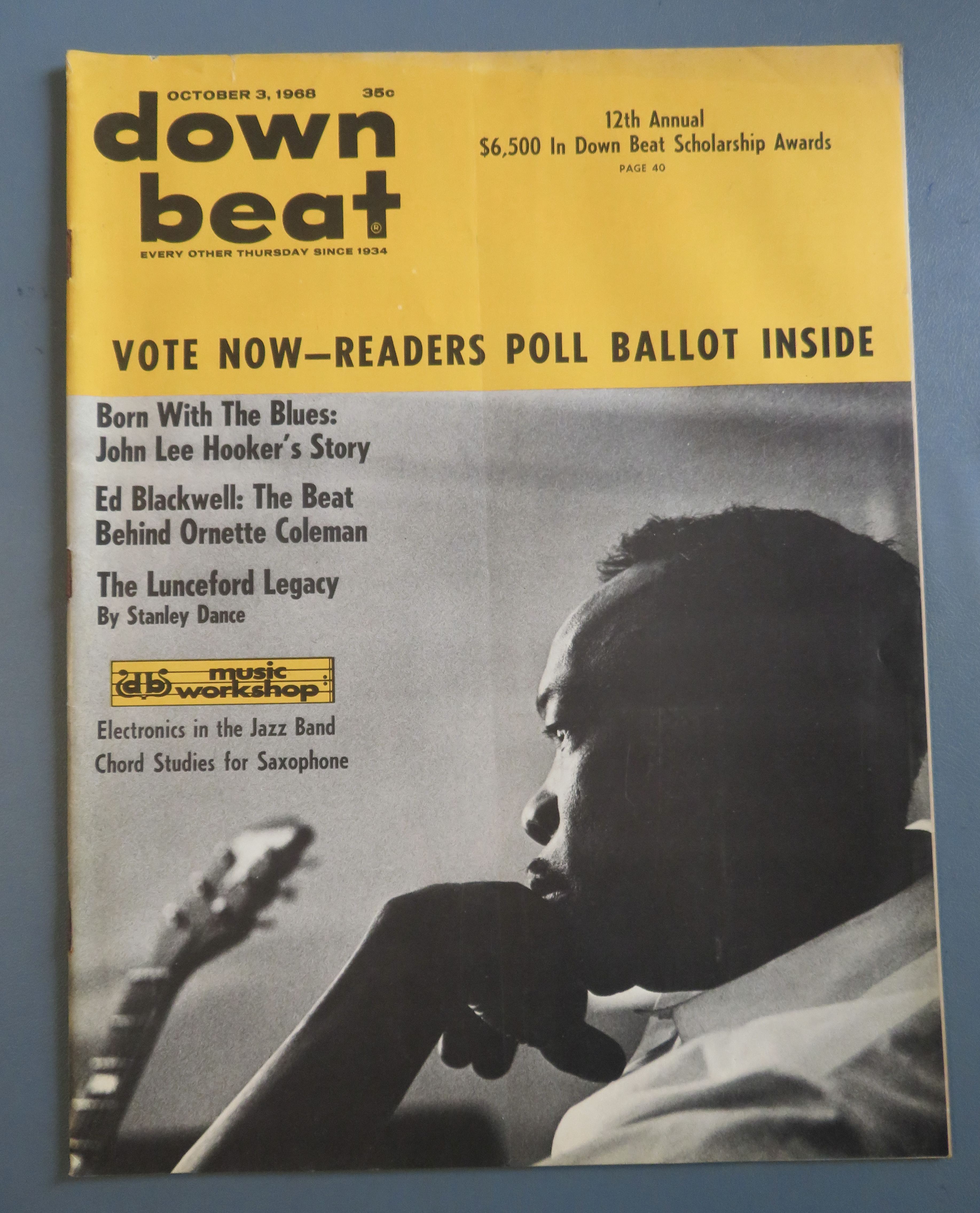 Downbeat Magazine October 3, 1968 John Lee Hooker