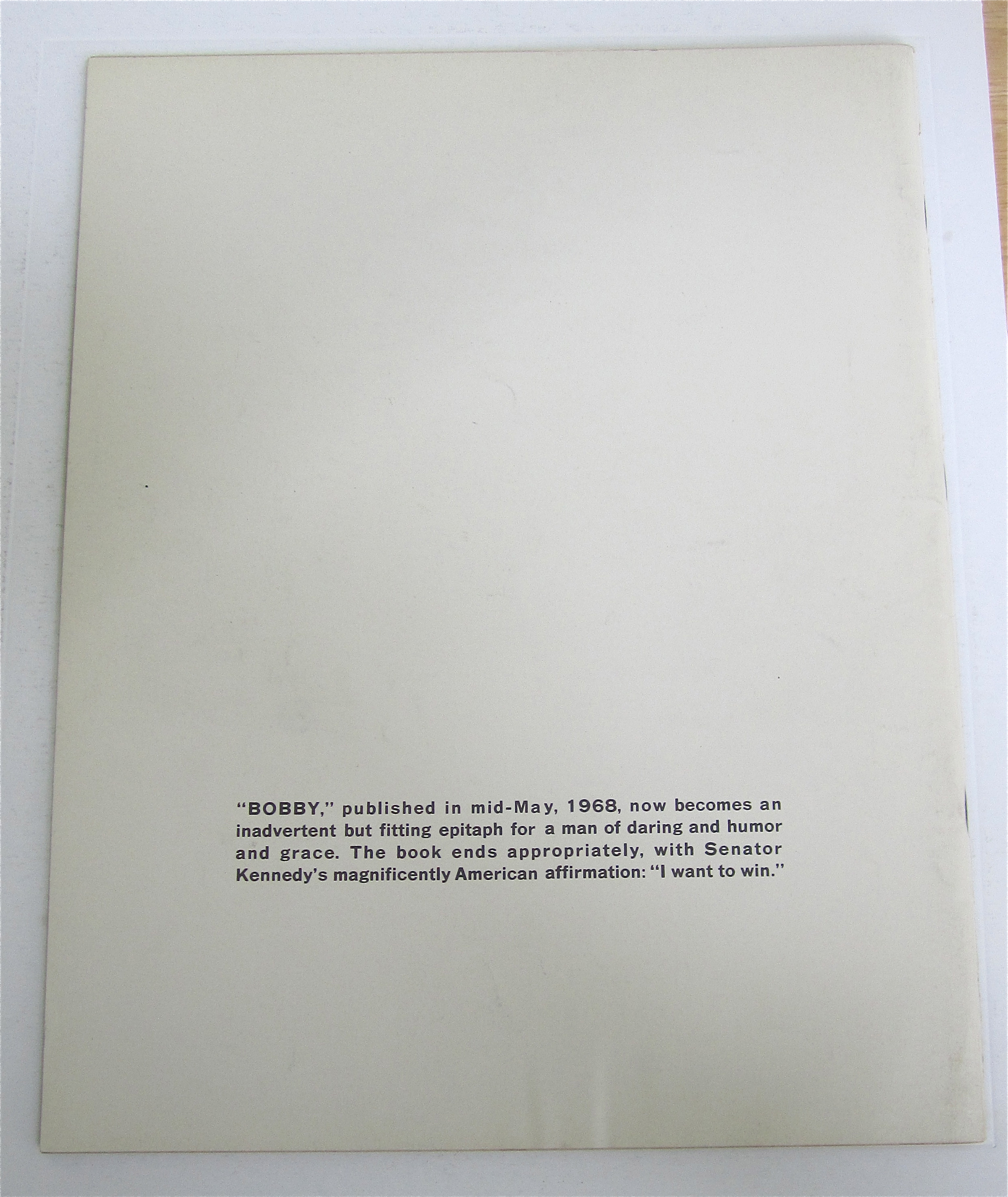 Bobby Magazine 1968 Bobby Kennedy