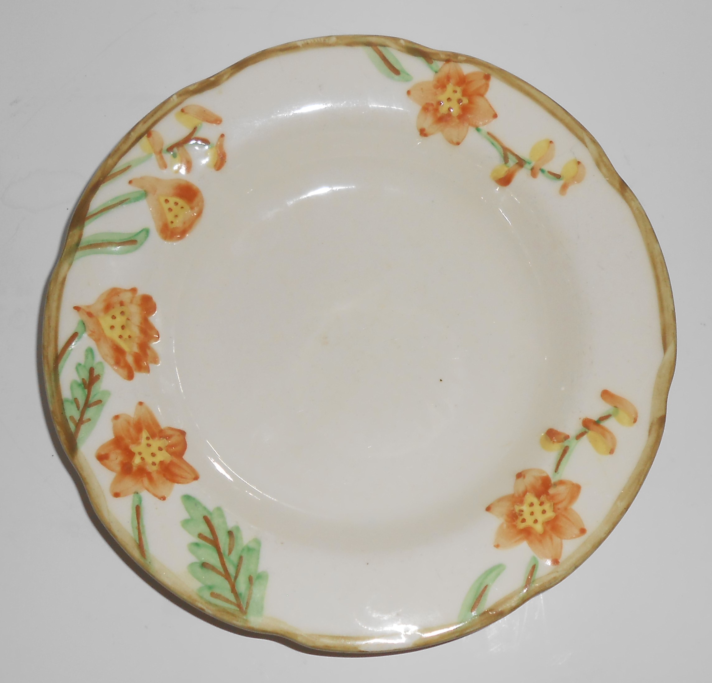Metlox Pottery Poppy Trail Autumn Bloom Rimmed Soup B