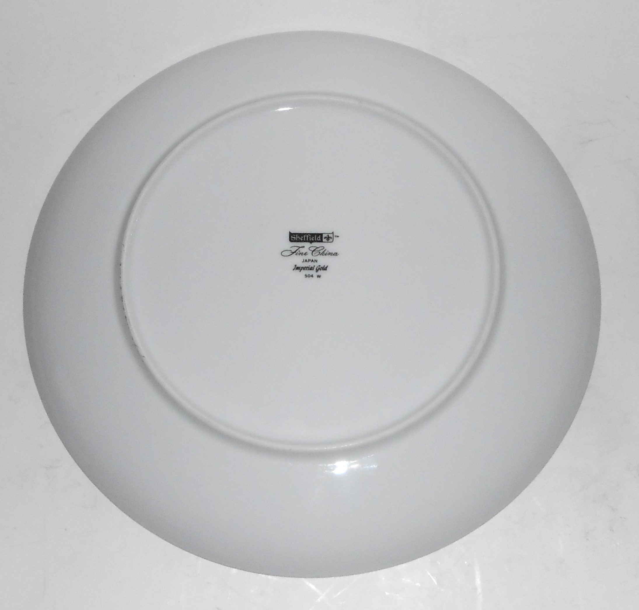 Sheffield China Imperial Gold Dinner Plate