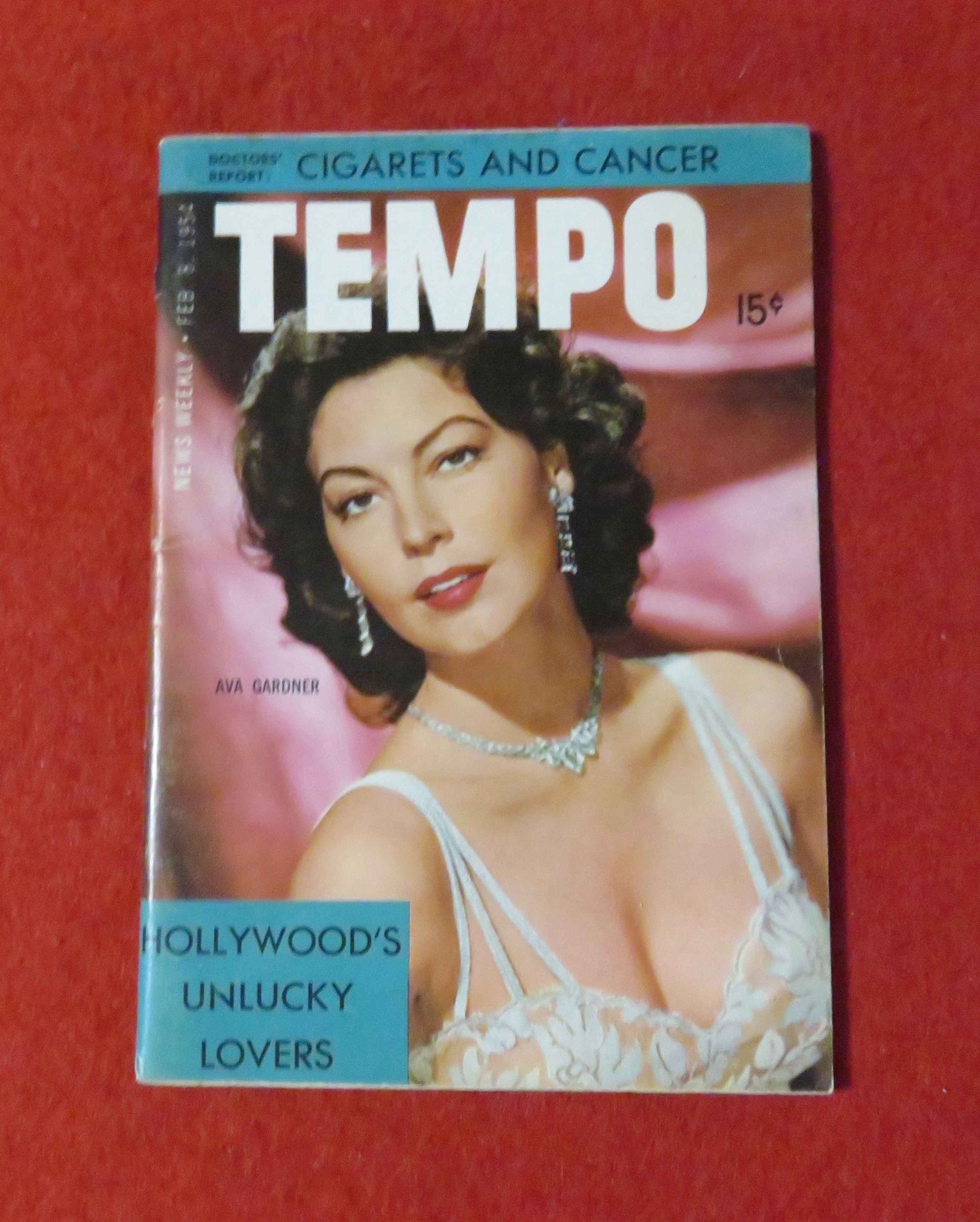 Tempo Magazine February 8, 1954 Ava Gardner
