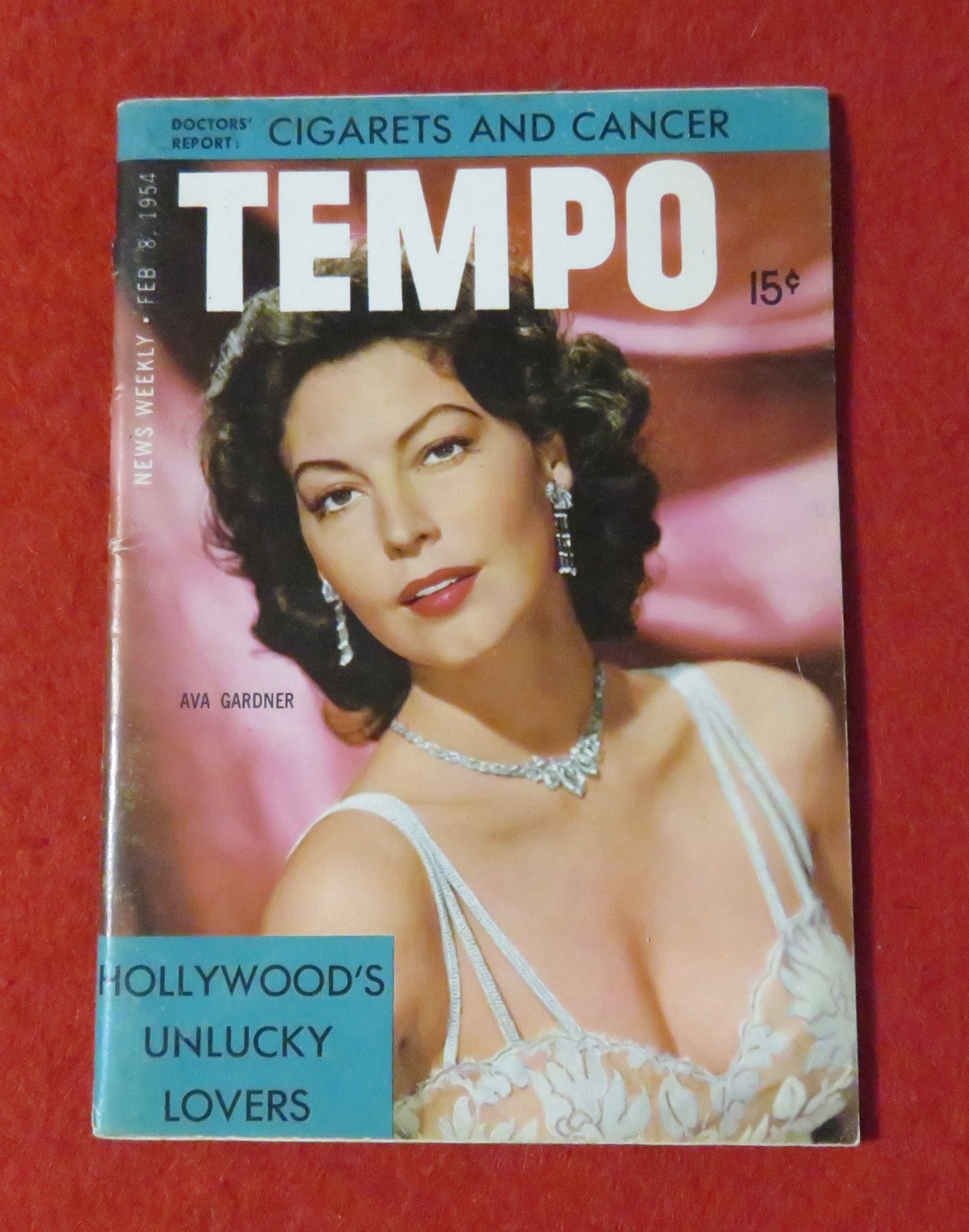Tempo Magazine February 8, 1954 Ava Gardner