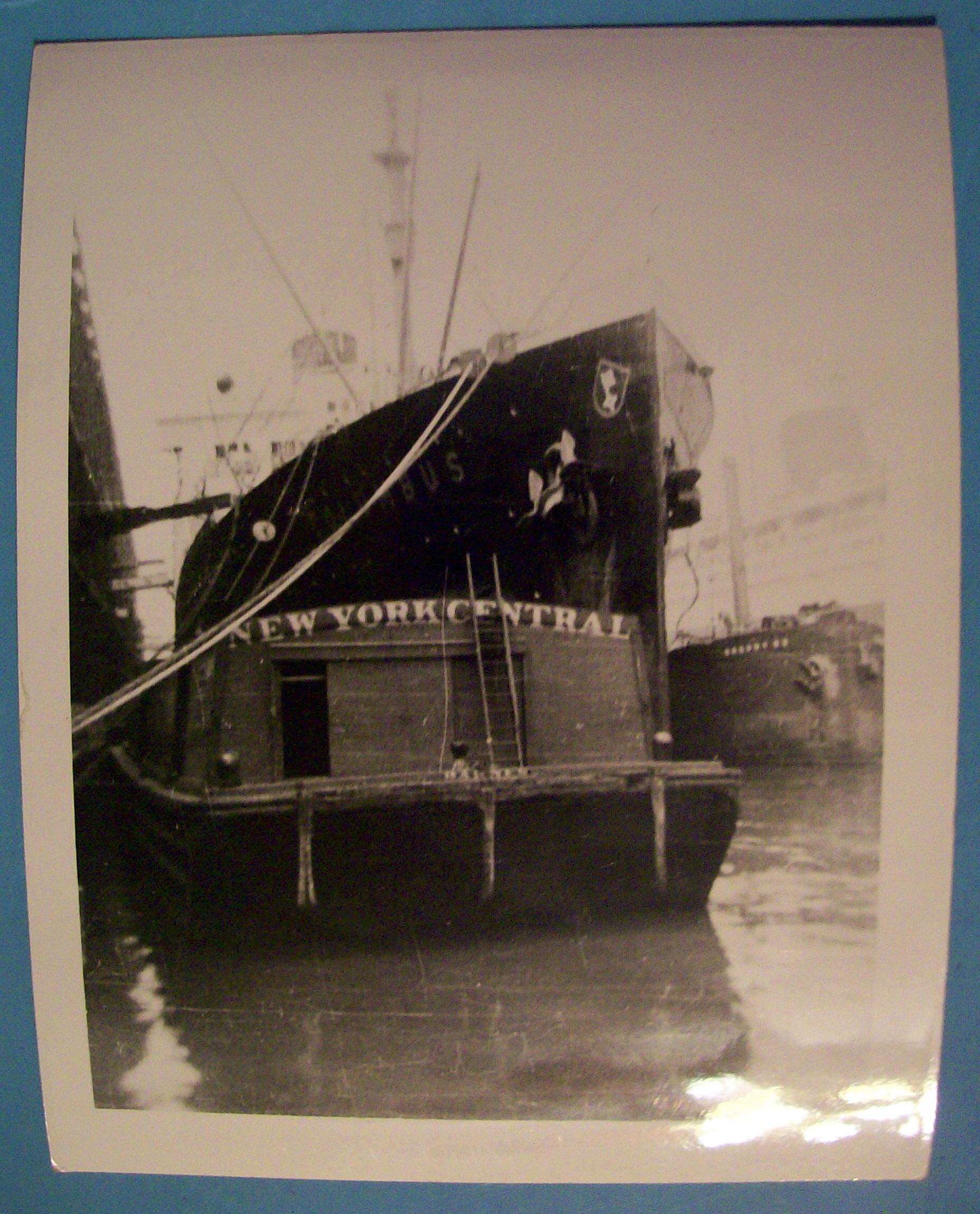1939 New York Central Tug Boat & Steamer Photograph