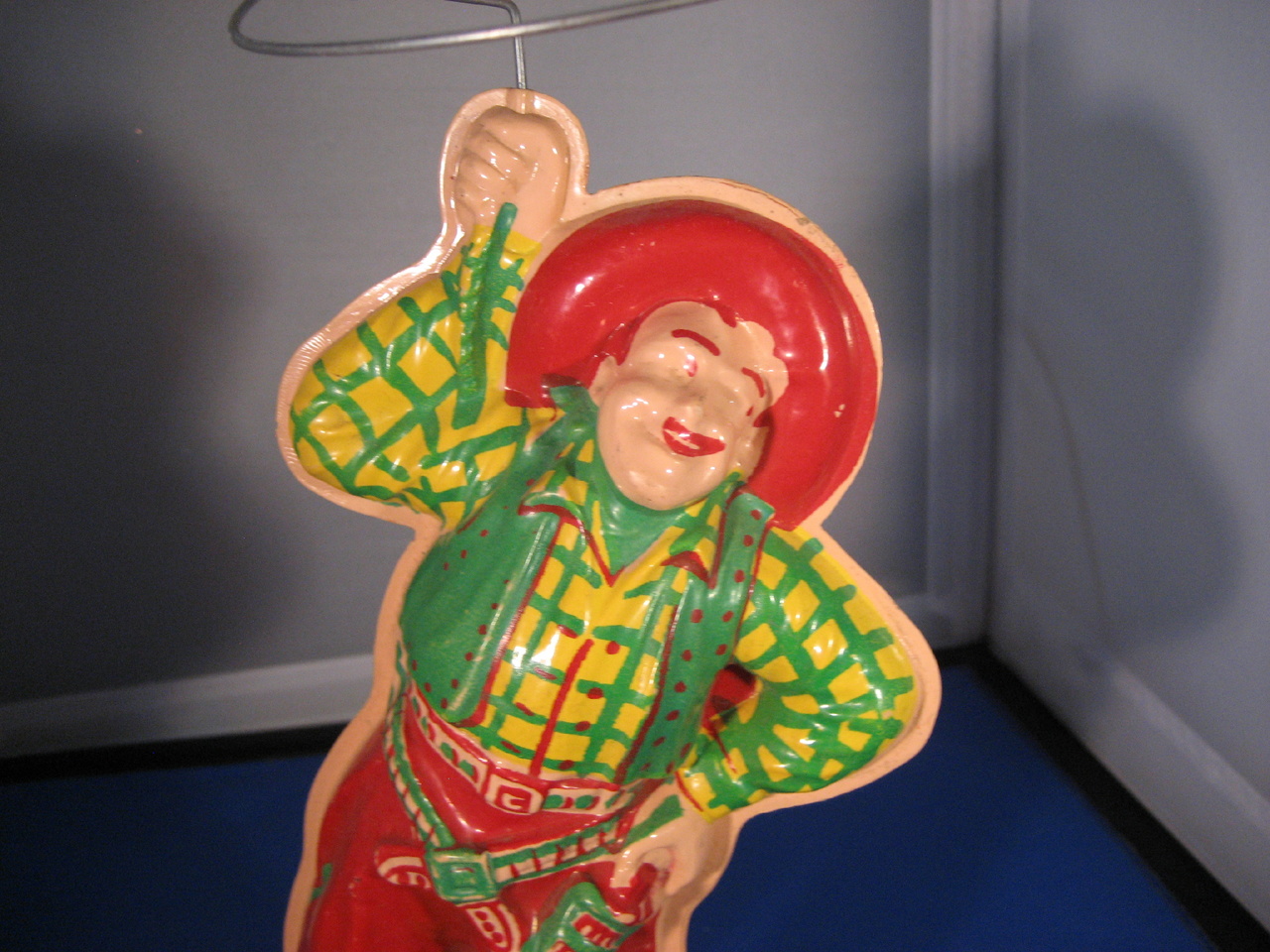 Celliloid Western Cowboy with Lasso