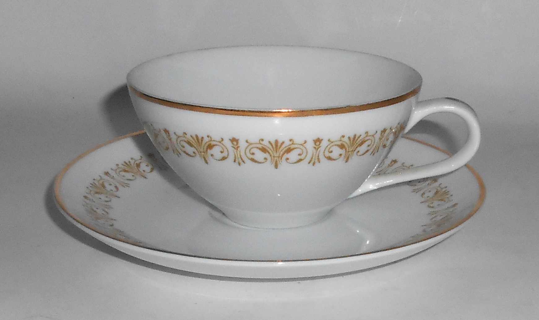 Sheffield China Imperial Gold Cup & Saucer Set