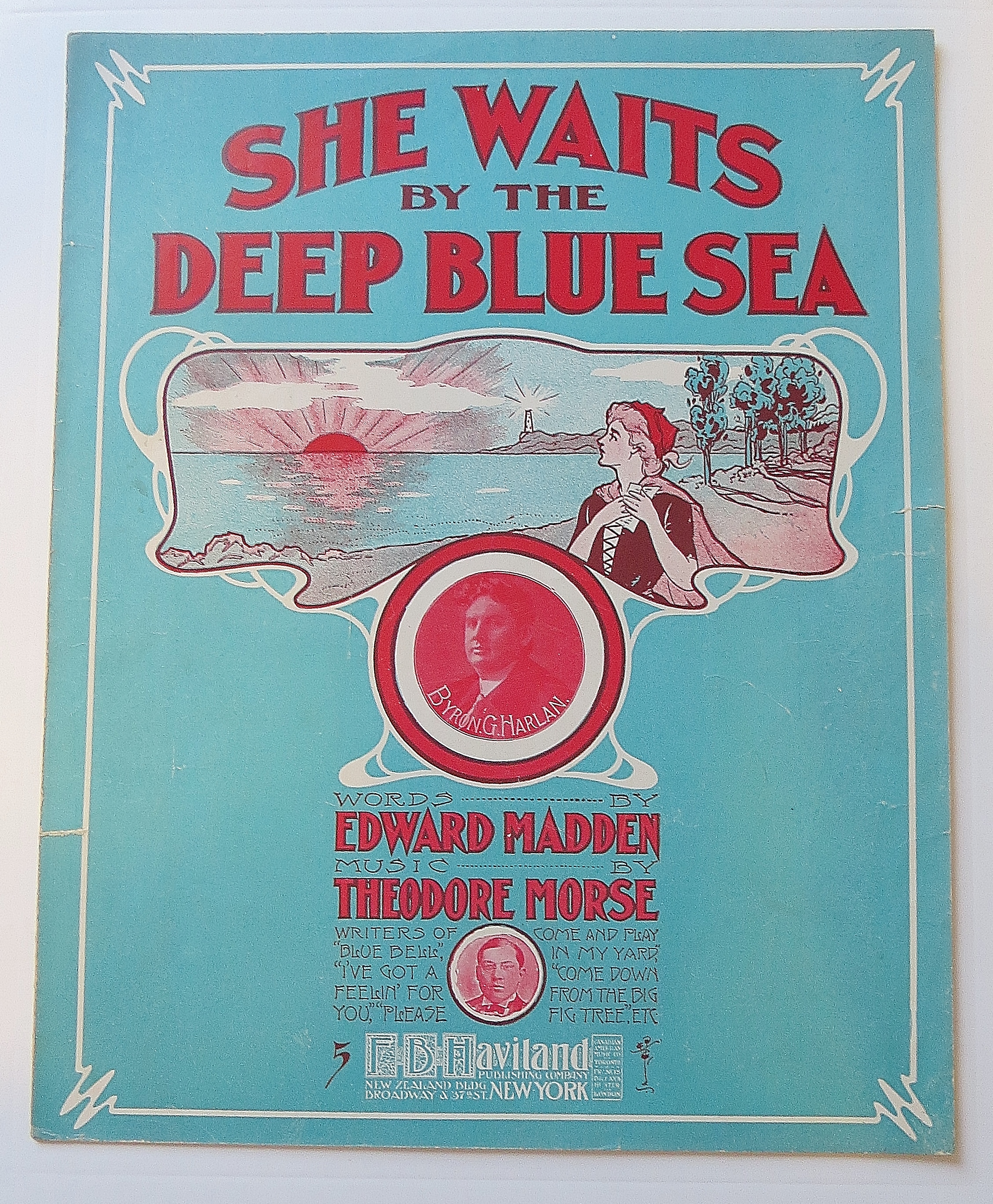 1905 She Waits By The Deep Blue Sea