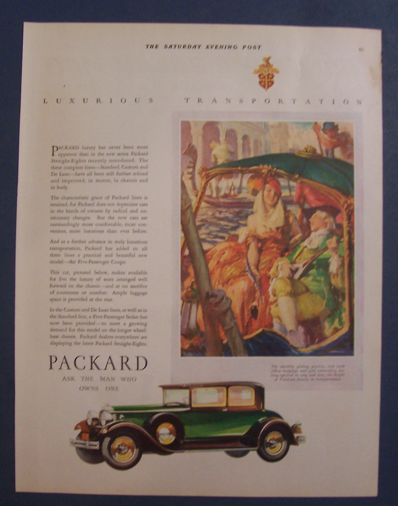 1929 Packard with Gliding Gondola
