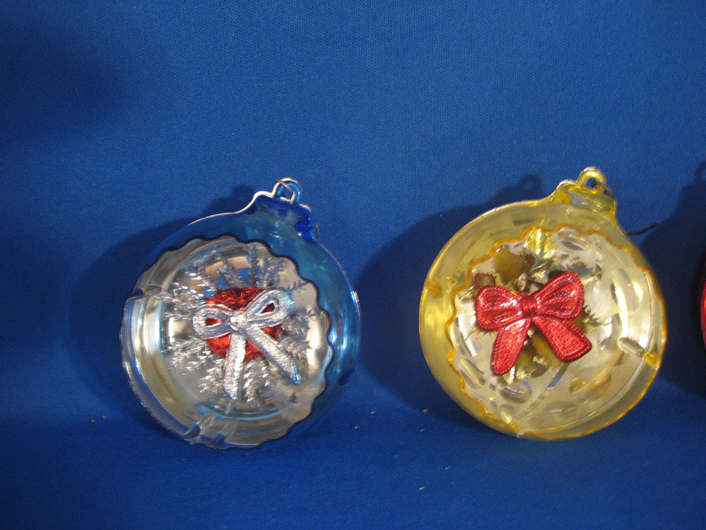 Three Shadow Box Ornaments