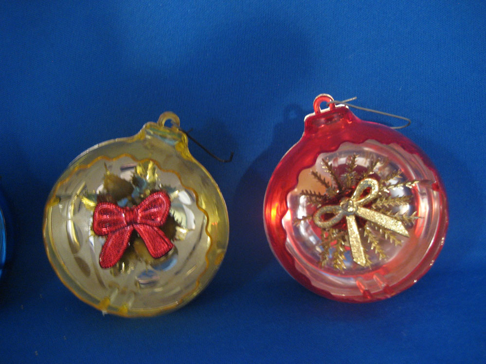 Three Shadow Box Ornaments