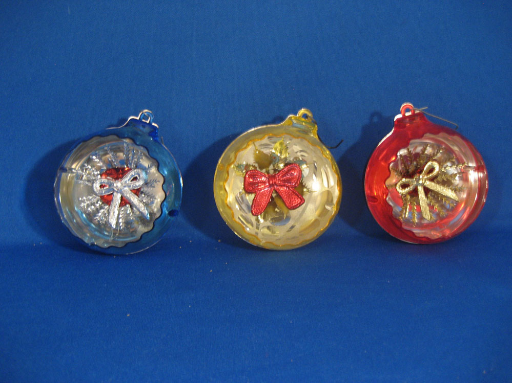 Three Shadow Box Ornaments