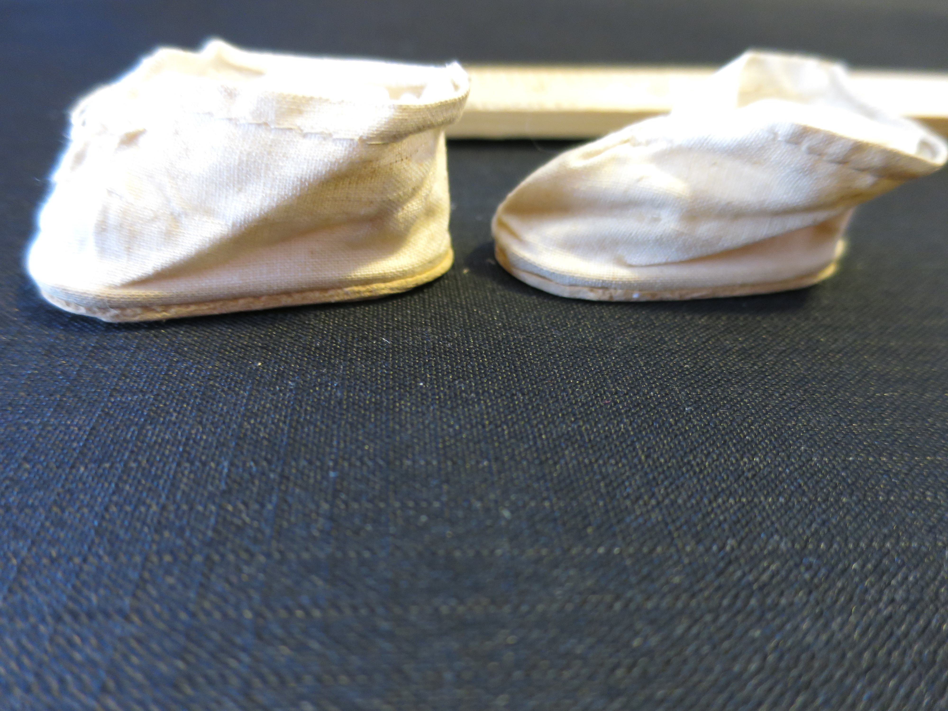 Vintage Doll Accessories Doll Shoes Cloth some soiling