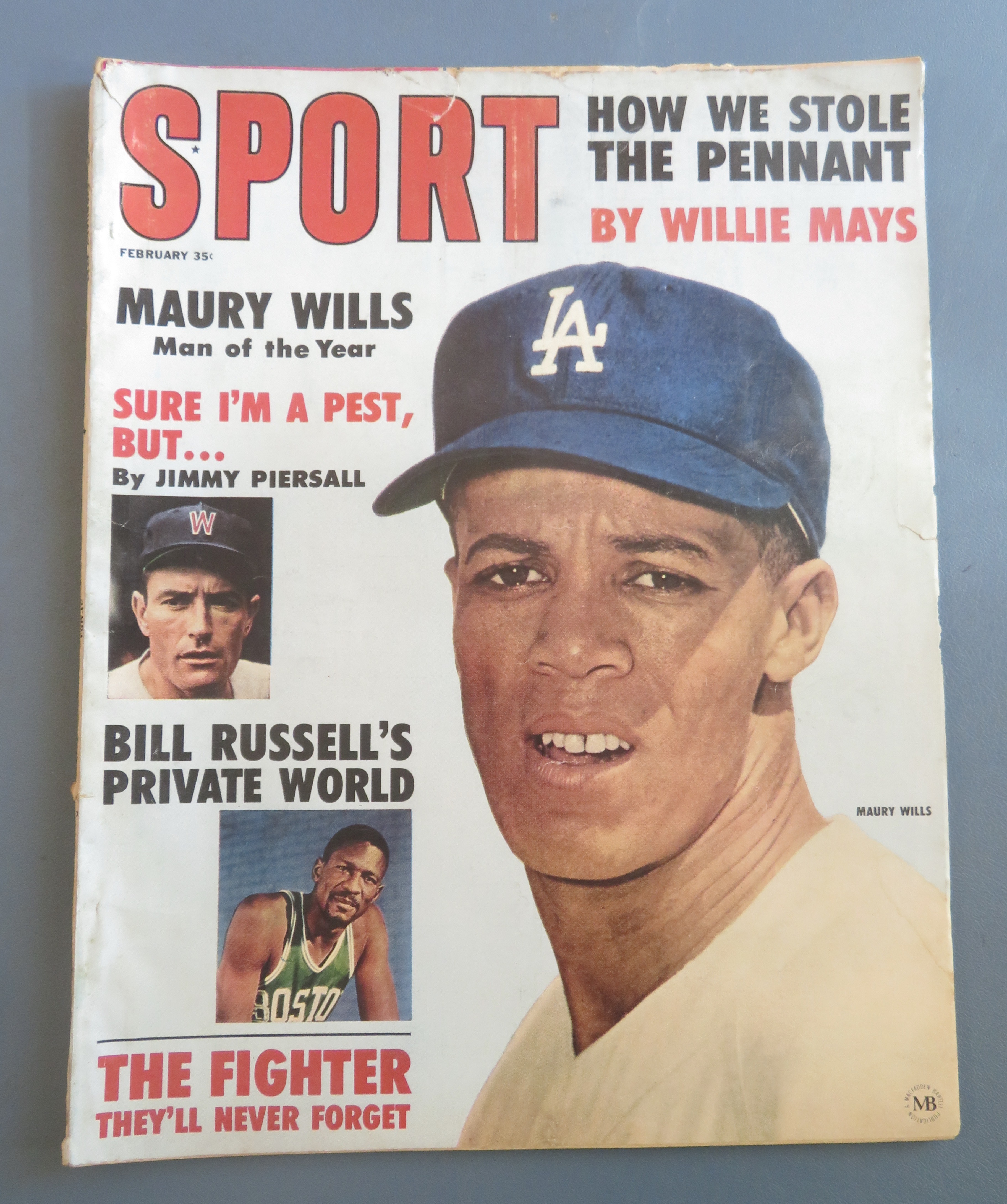 Sport Magazine February 1963 Willie Mays/Maury Wills