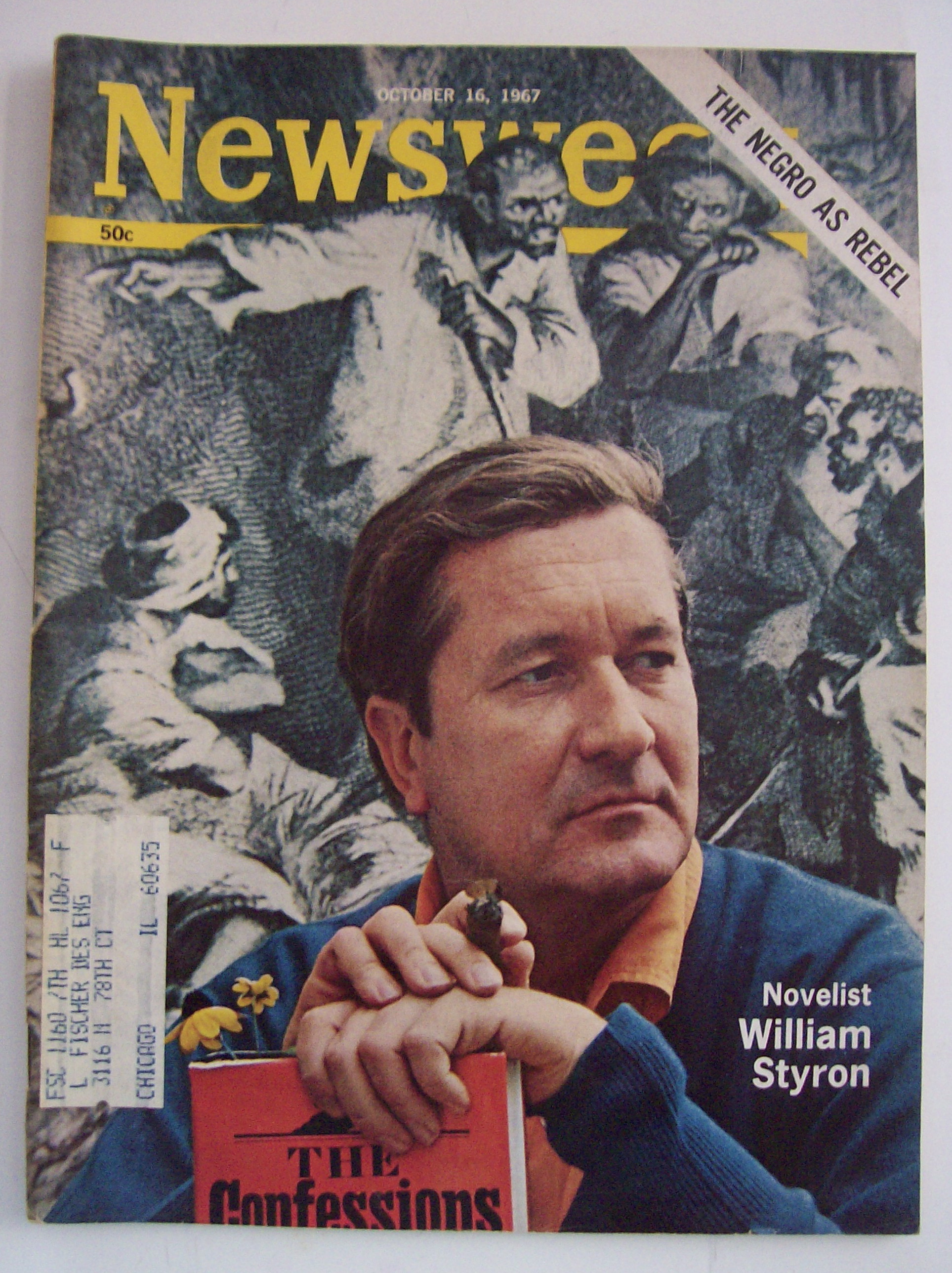 Newsweek Magazine October 16, 1967 William Styron