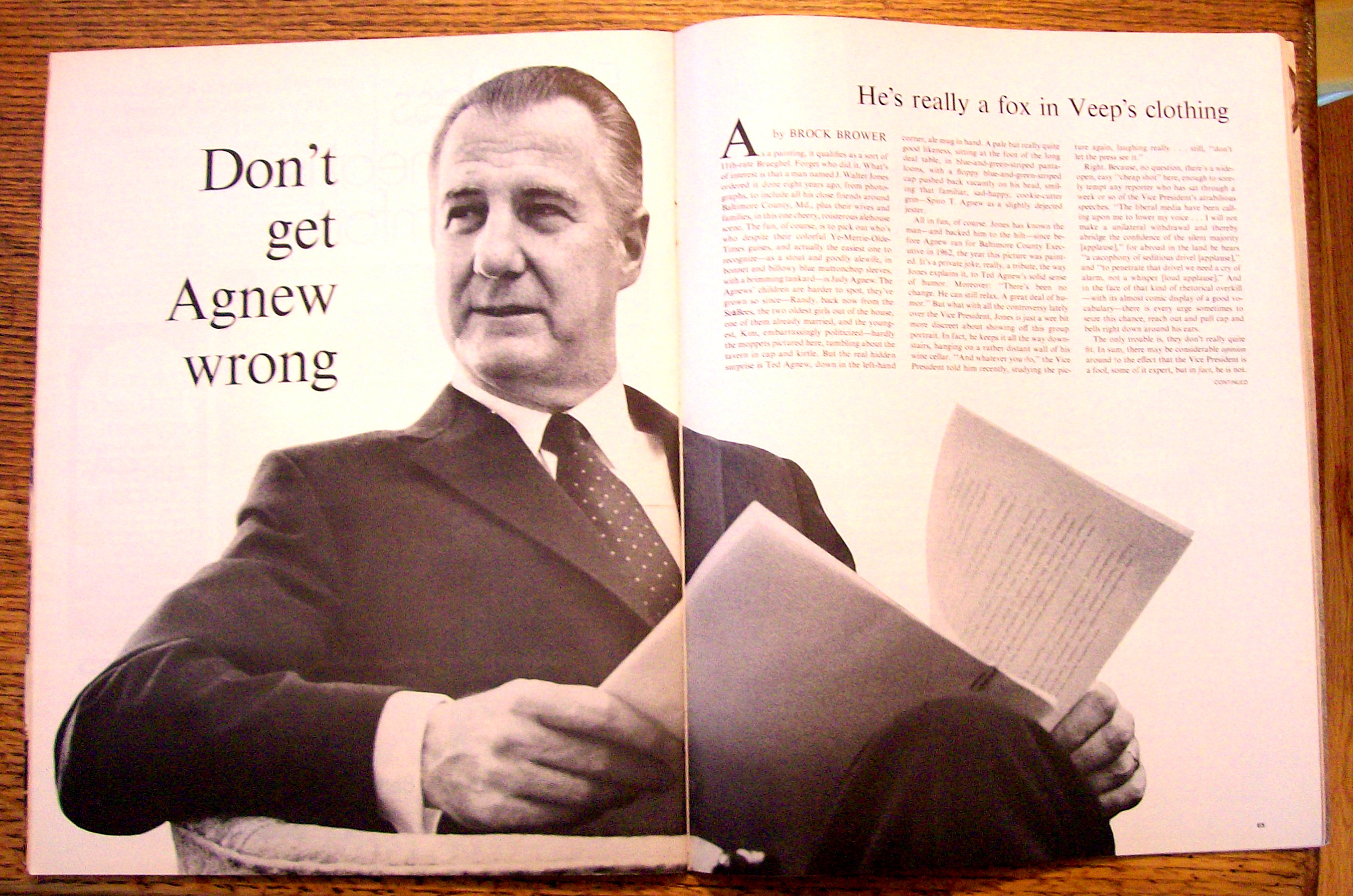 Life Magazine May 8, 1970 Spiro Agnew Knows Best