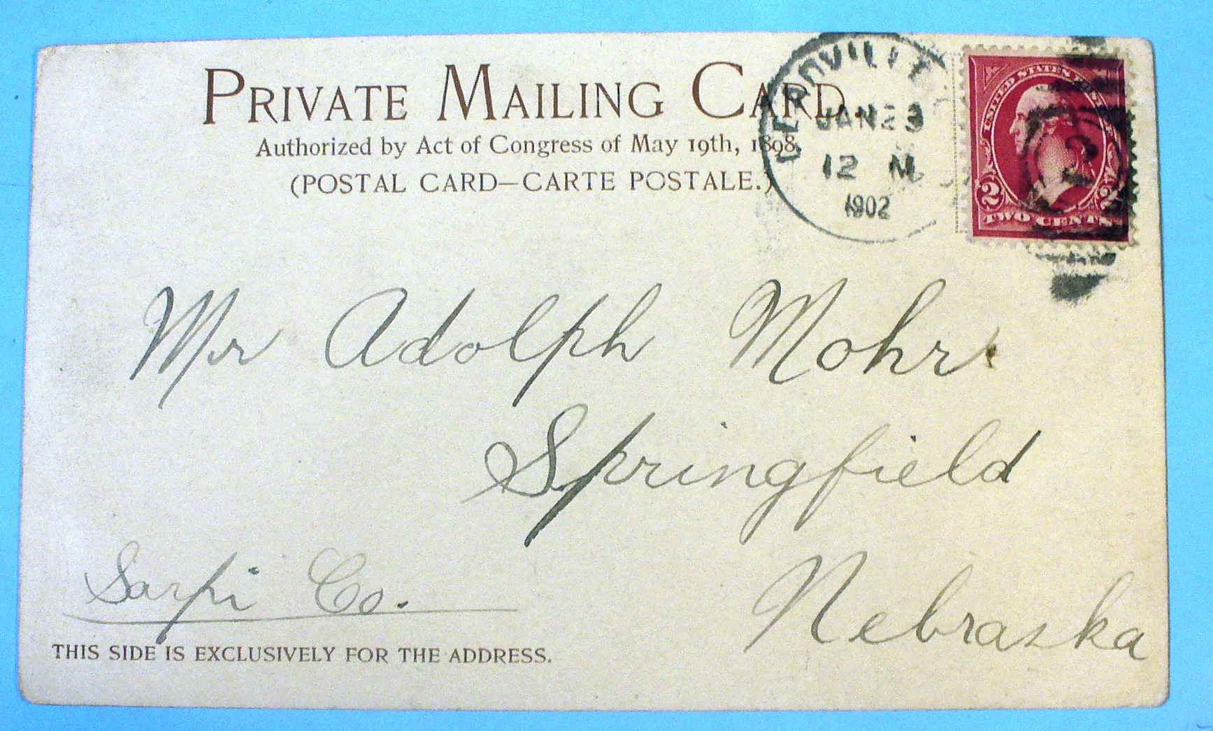 Postcard Of A Moki Cigarette Smoker