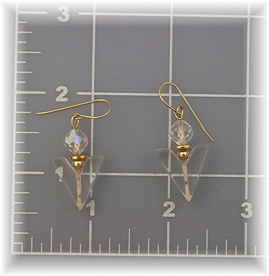 Earrings Crystal Borealis Pierced Loop Earrings