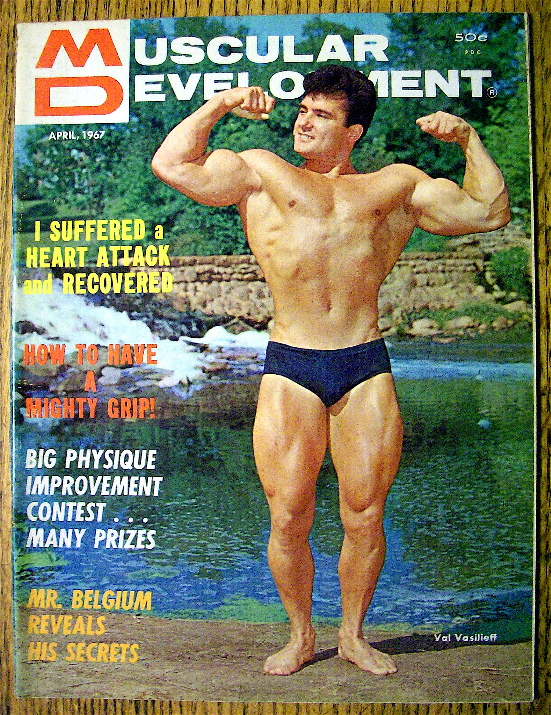 Muscular Development-April 1967-Val Vasilieff