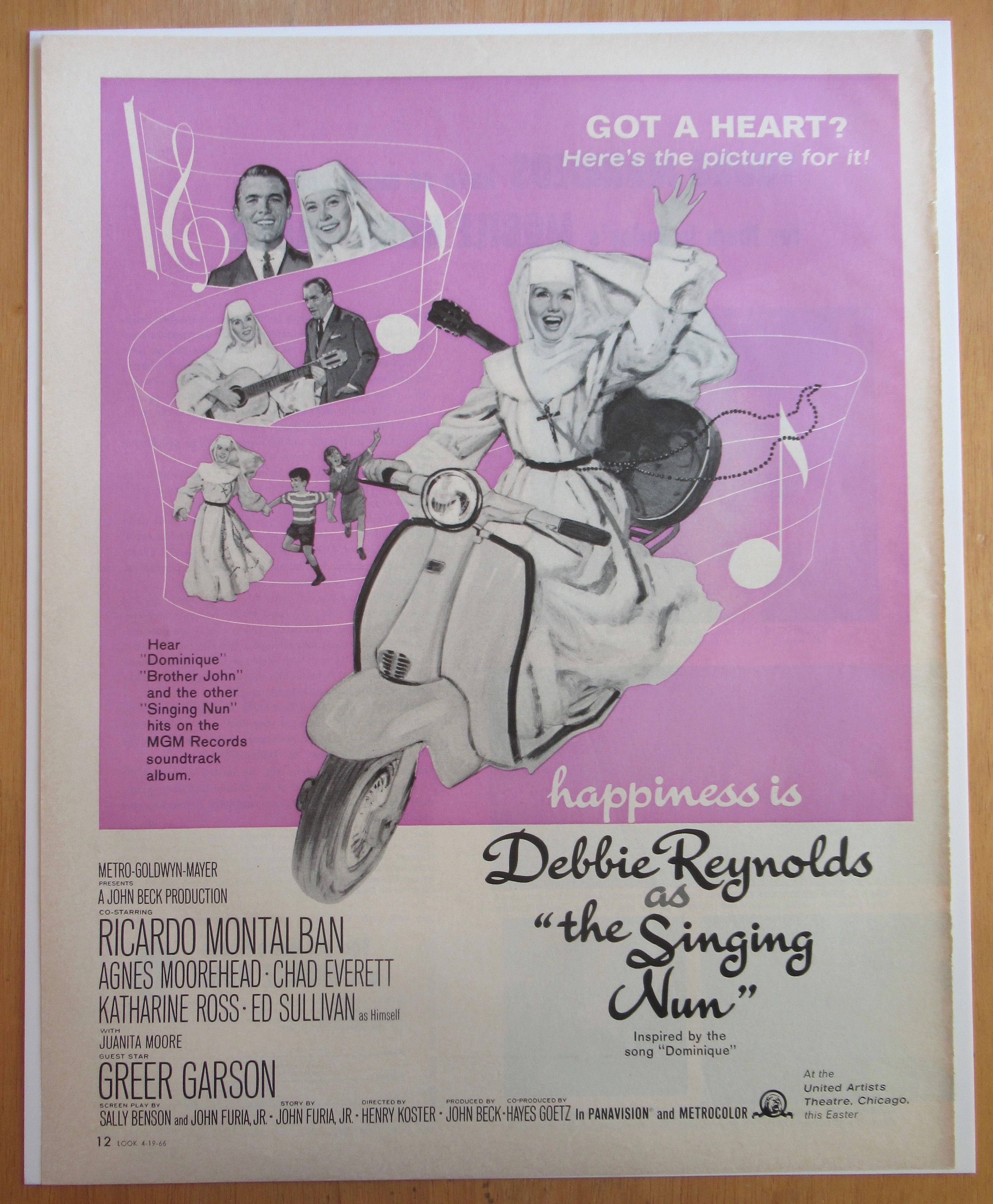 1966 The Singing Nun with Debbie Reynolds