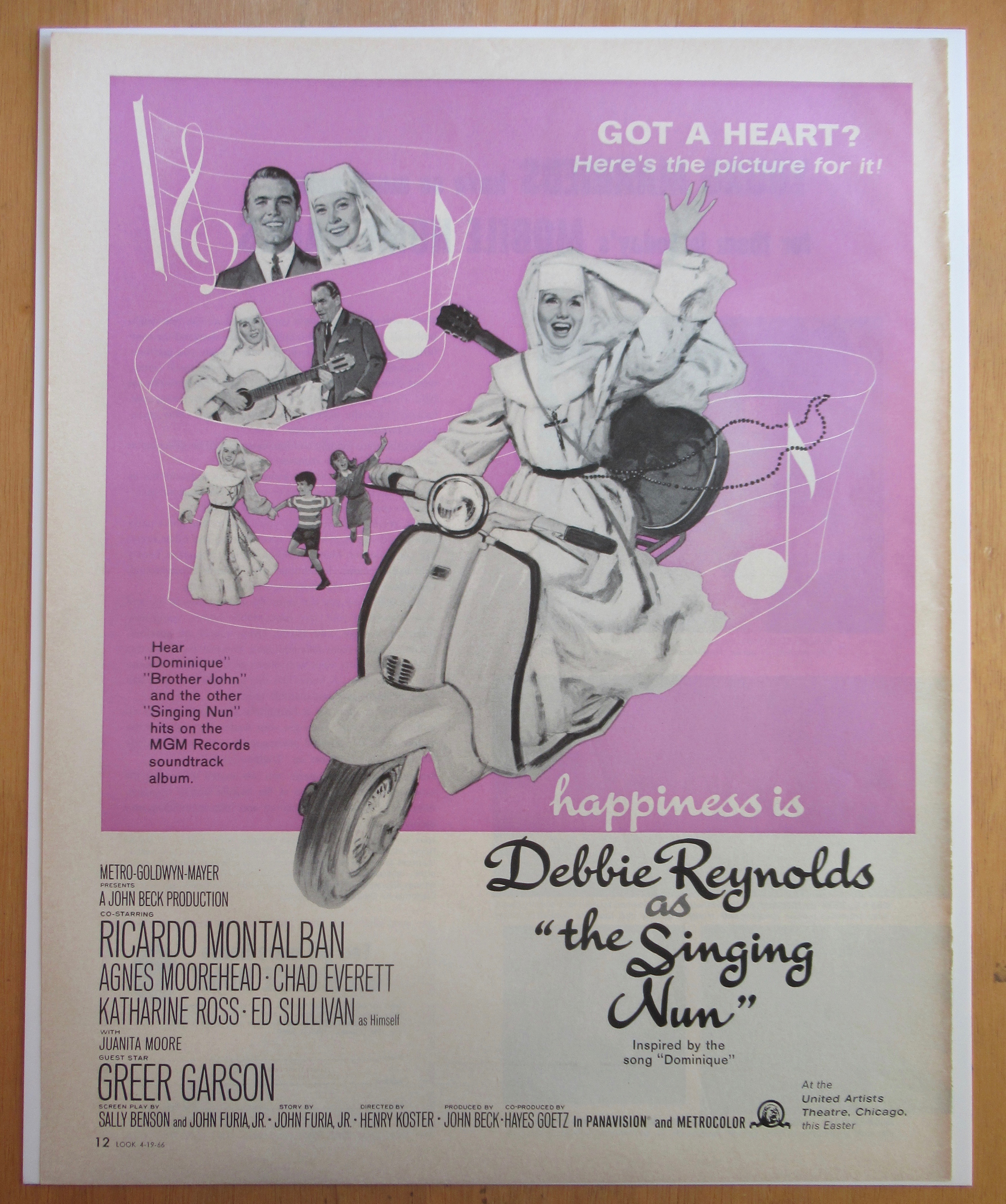 1966 The Singing Nun with Debbie Reynolds
