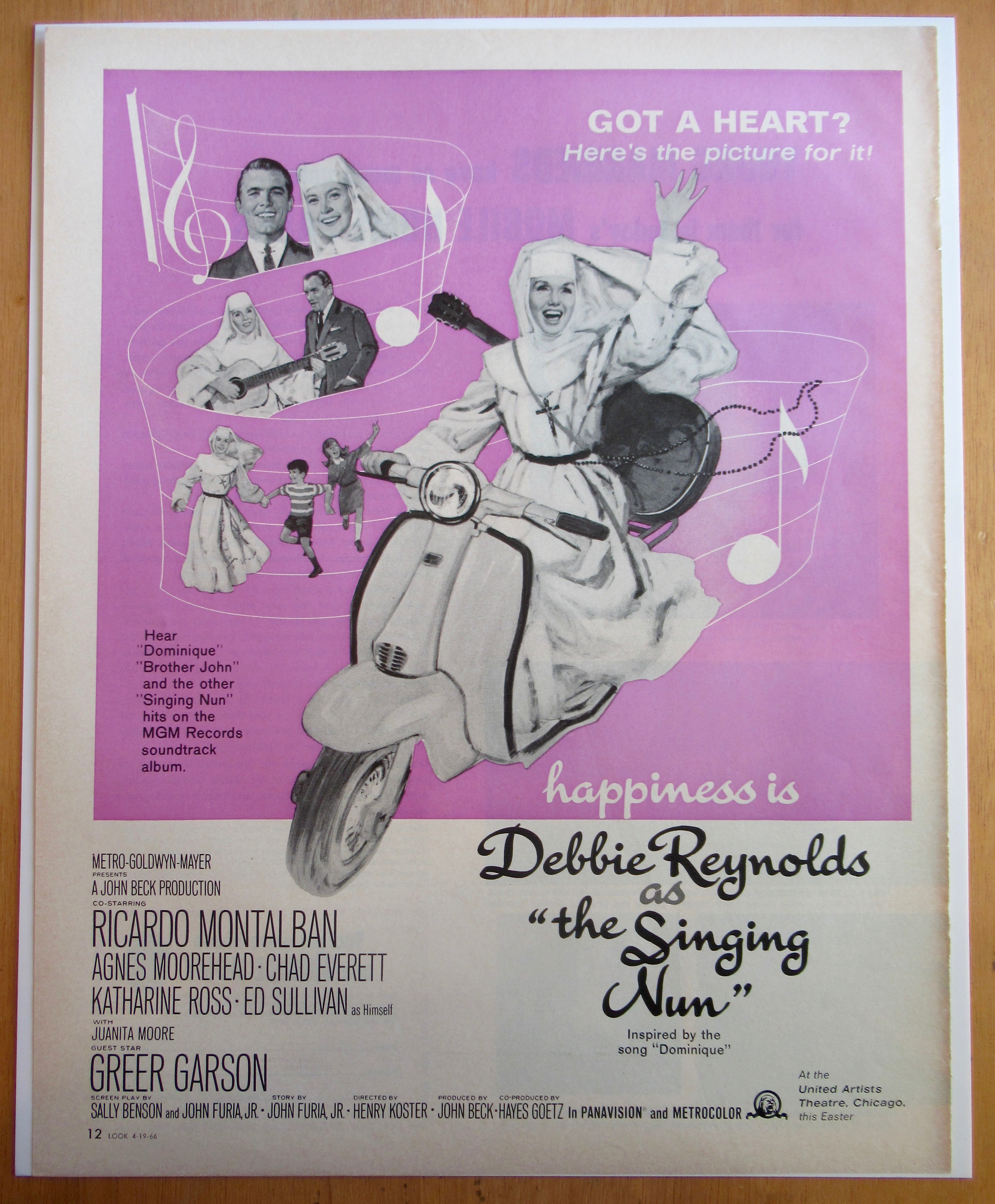 1966 The Singing Nun with Debbie Reynolds
