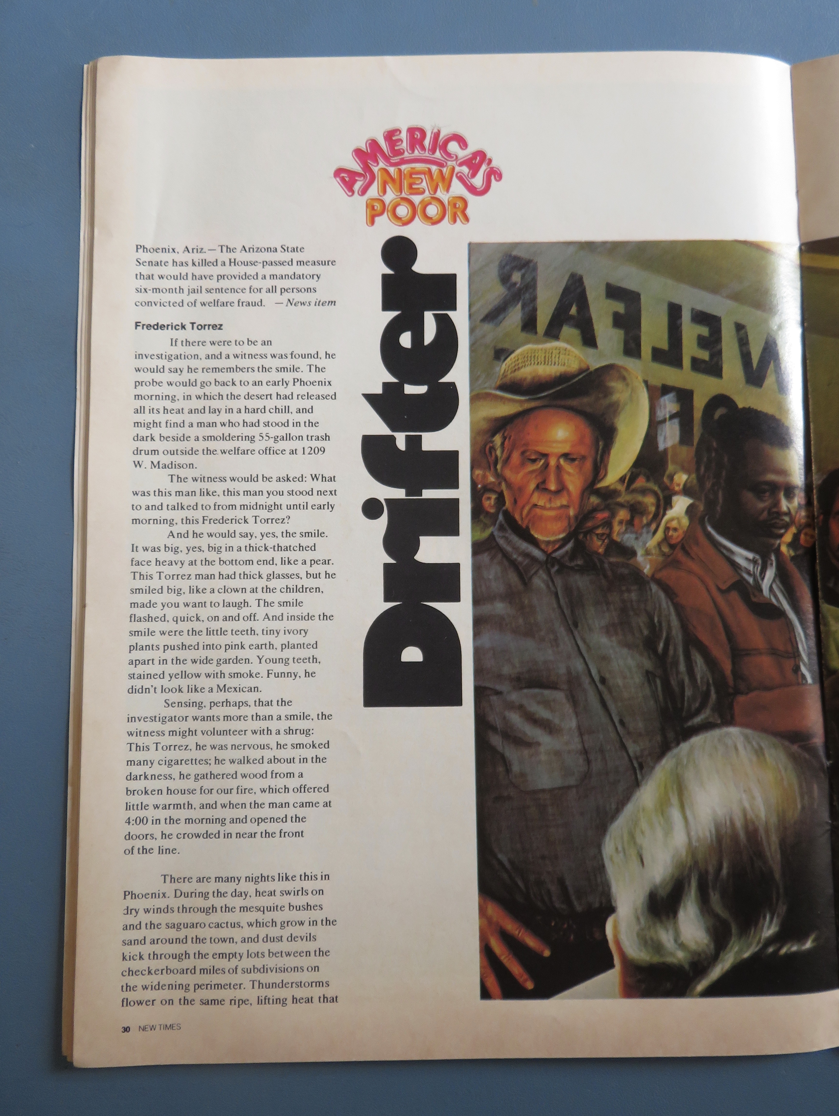 New Times Magazine July 25, 1975 America's New Poor
