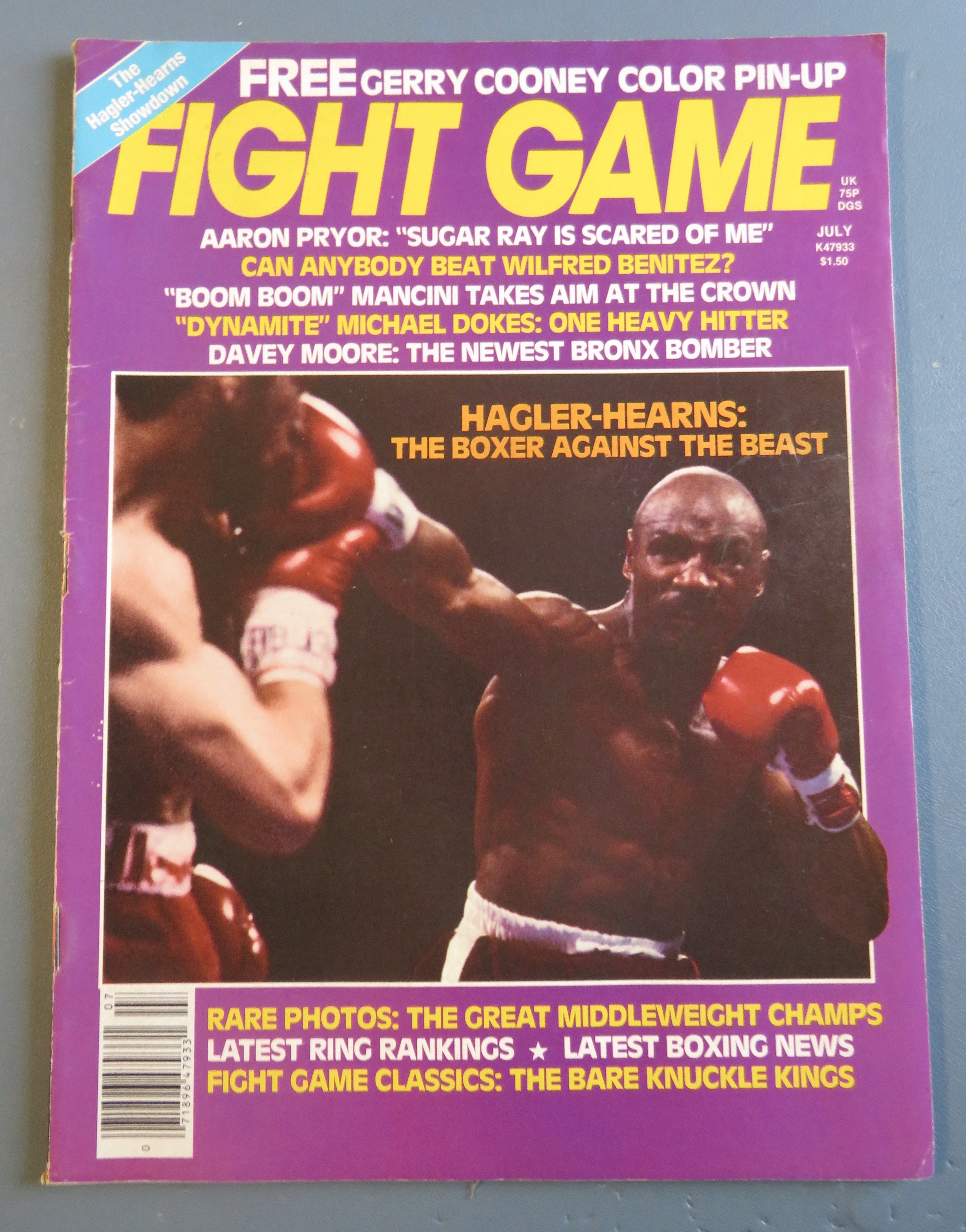 Fight Game Magazine July 1982 Hagler - Hearns