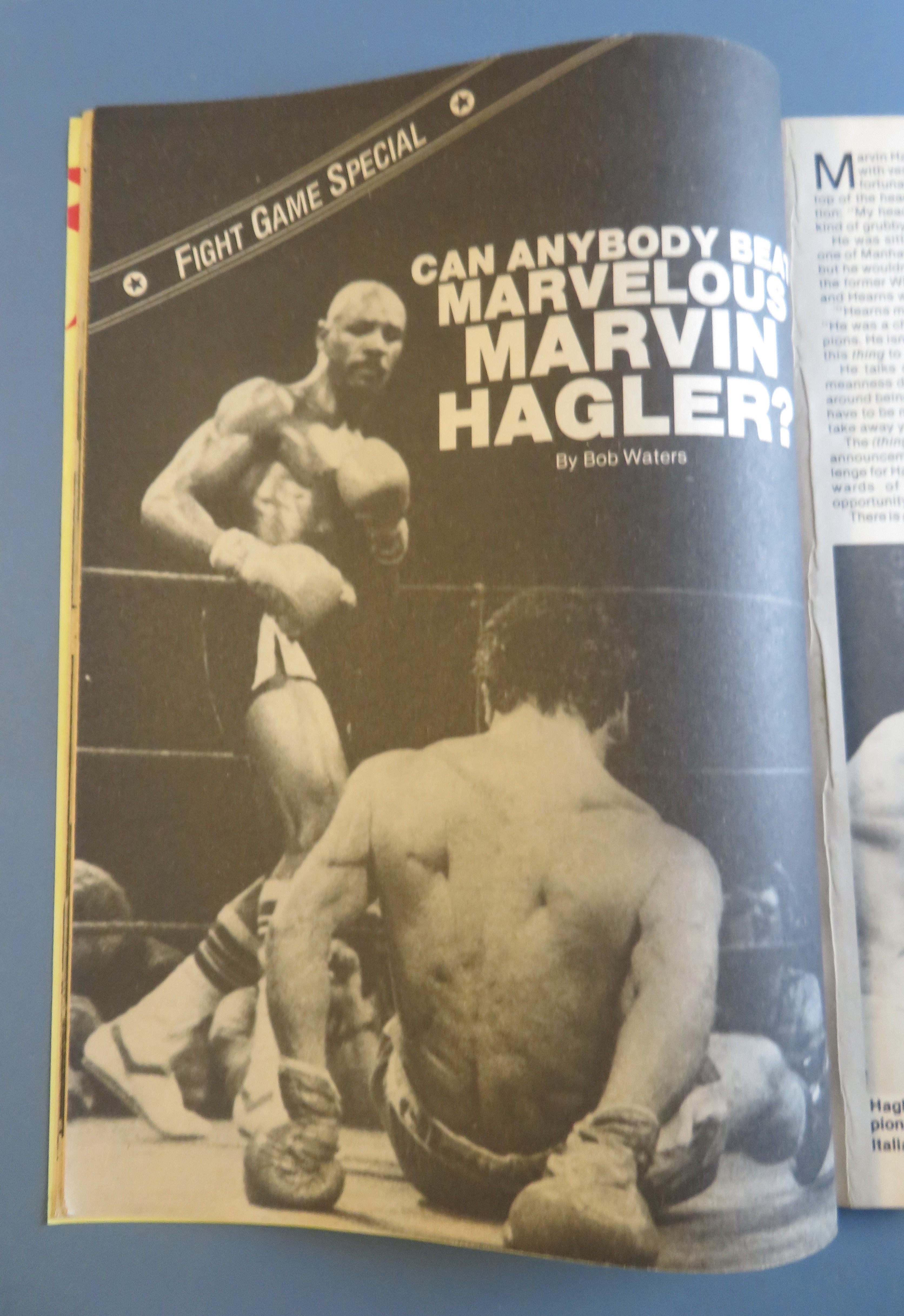 Fight Game Magazine July 1982 Hagler - Hearns