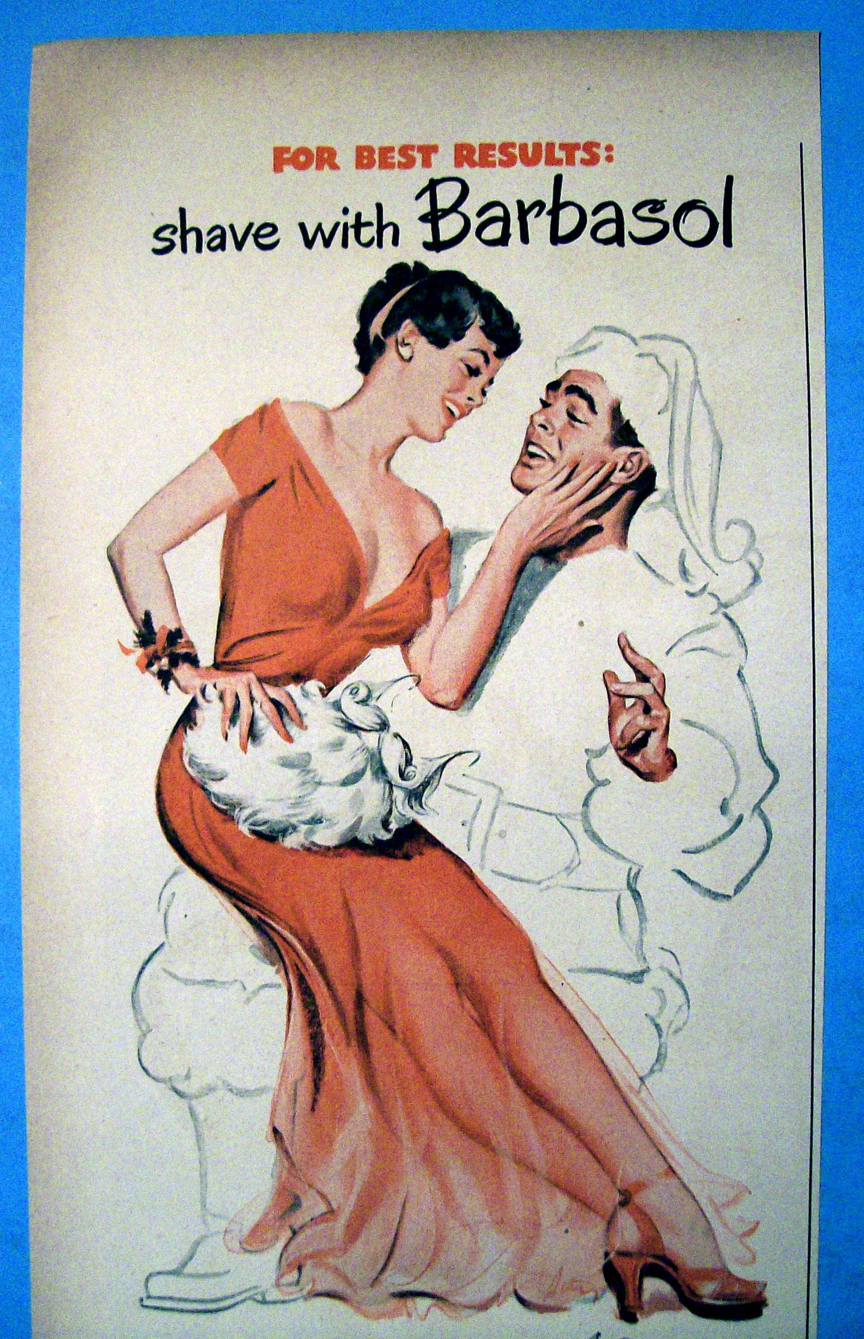 Vintage Ad: 1949 Barbasol