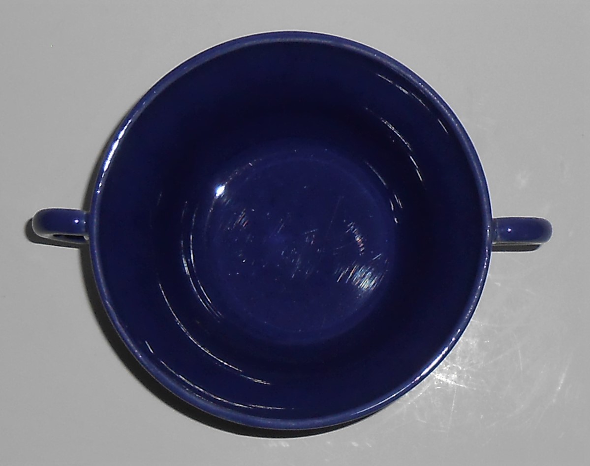 Franciscan Pottery El Patio Cobalt VERY RARE Bouillon C