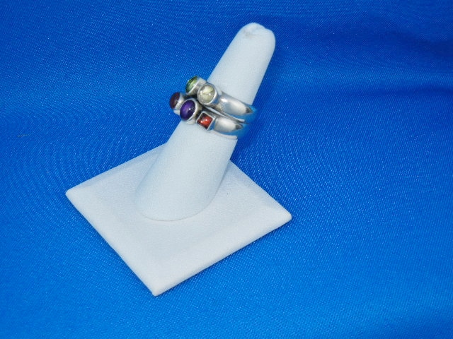 Opal Sugulite Inlays Sterling Silver Studio GL Ring