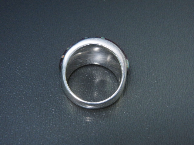 Opal Sugulite Inlays Sterling Silver Studio GL Ring