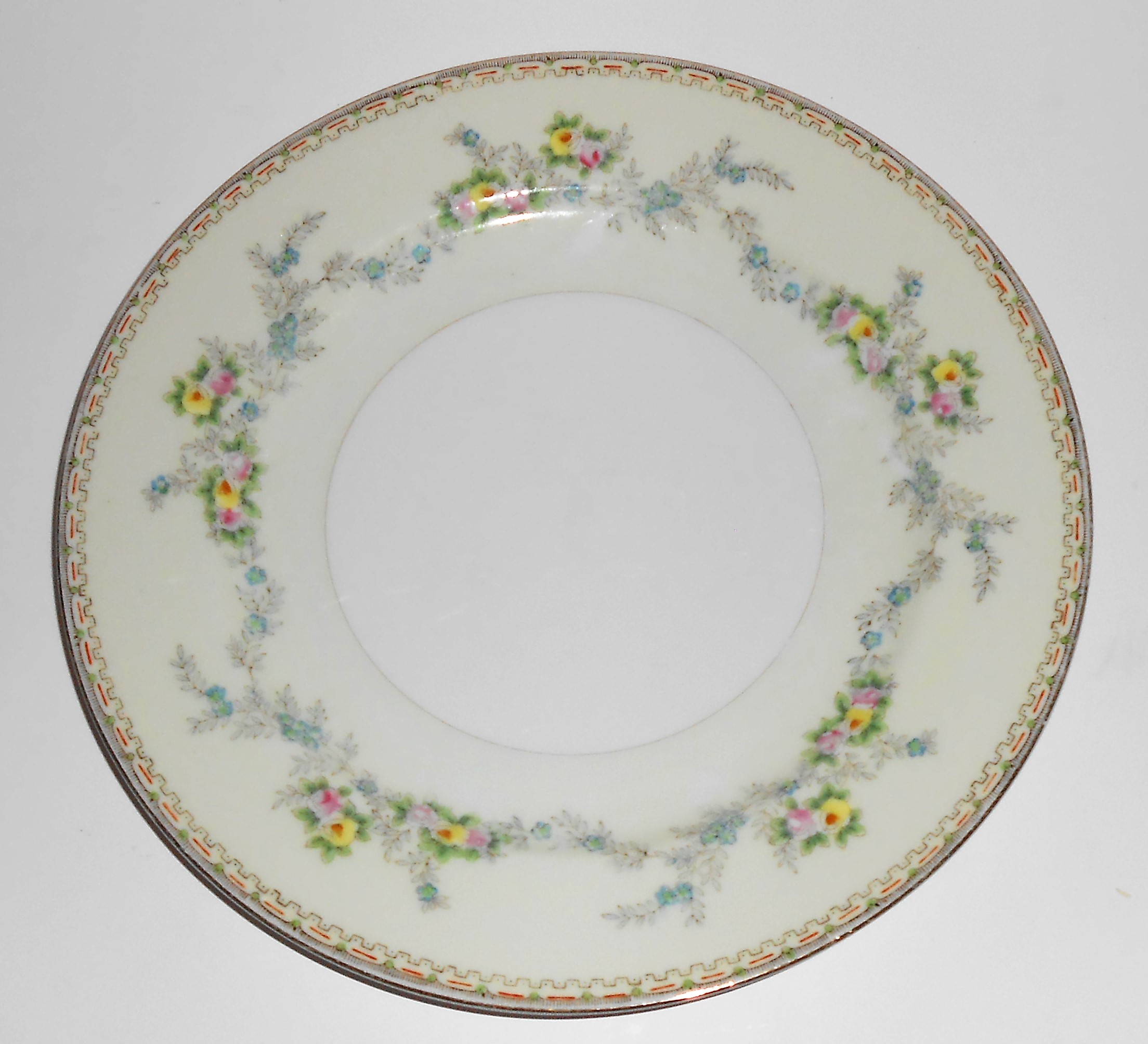 Sampy Fine China Japan Les Fleurs Dinner Plate