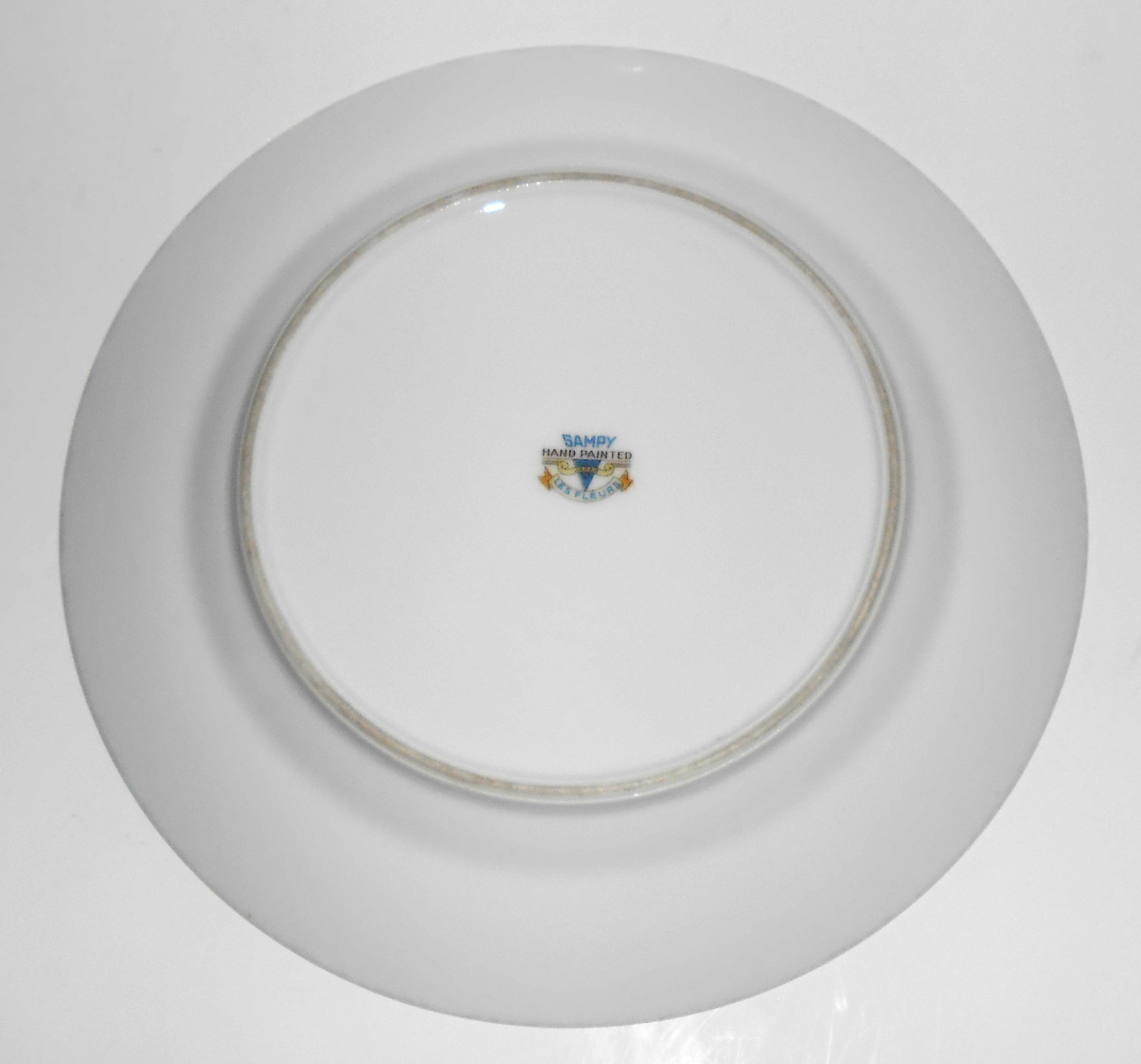 Sampy Fine China Japan Les Fleurs Dinner Plate