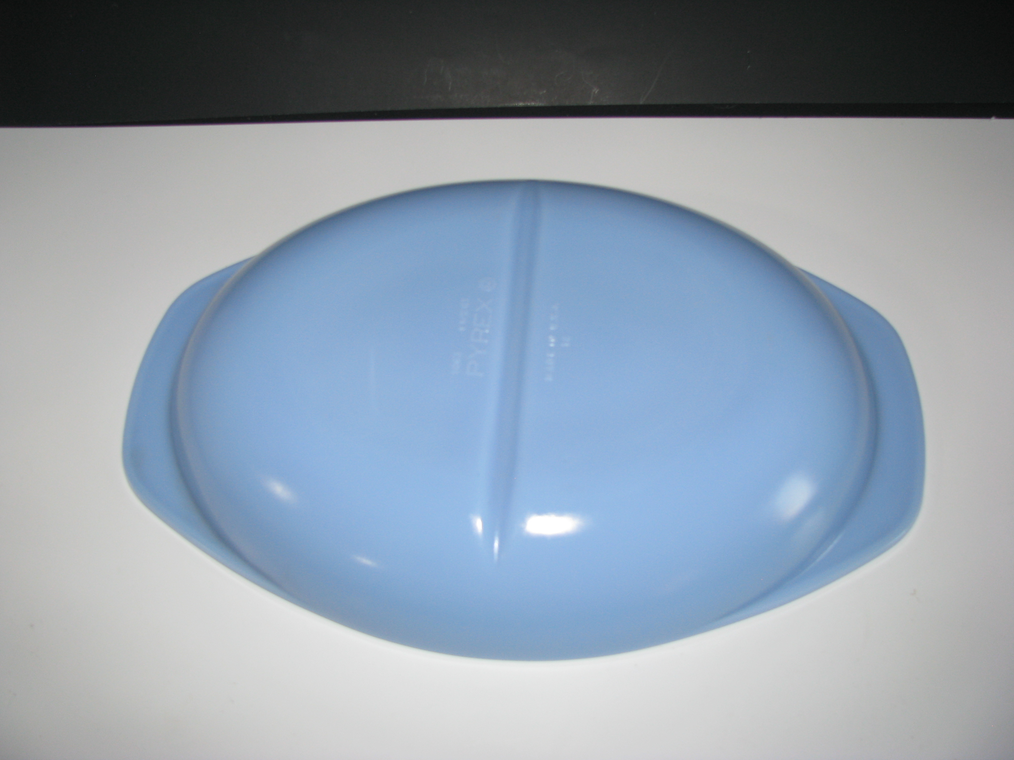 Vintage Pyrex Delphite Blue 1063 Divided Dish