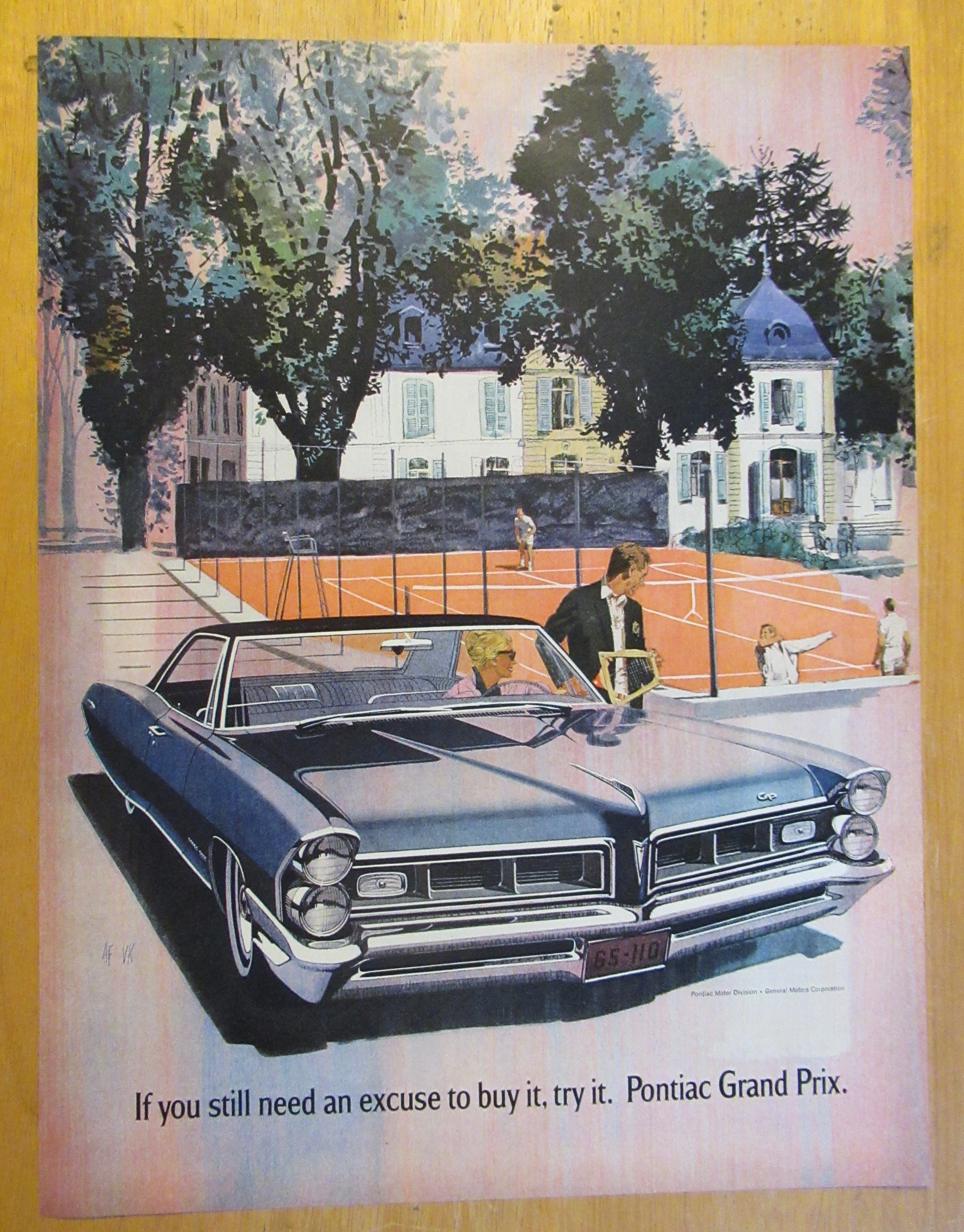 1965 Pontiac Automobile with Pontiac Grand Prix