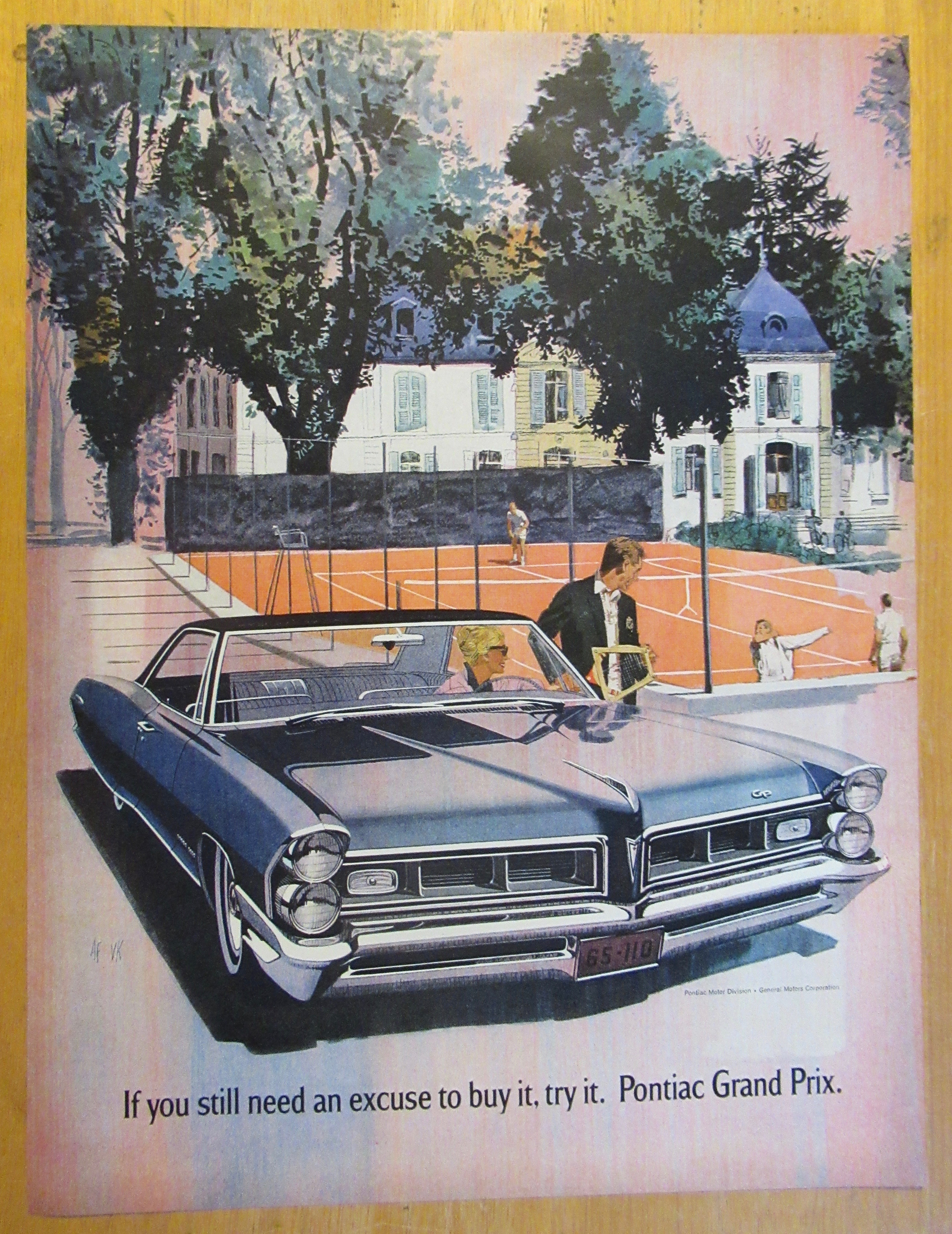 1965 Pontiac Automobile with Pontiac Grand Prix