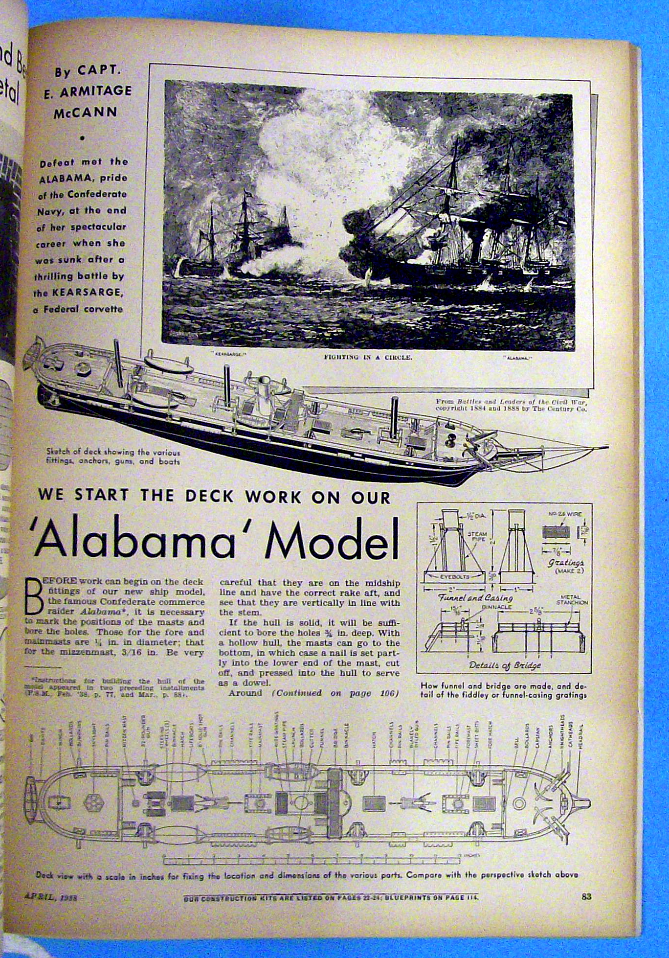 Popular Science Magazine April 1938 Rocket Ride