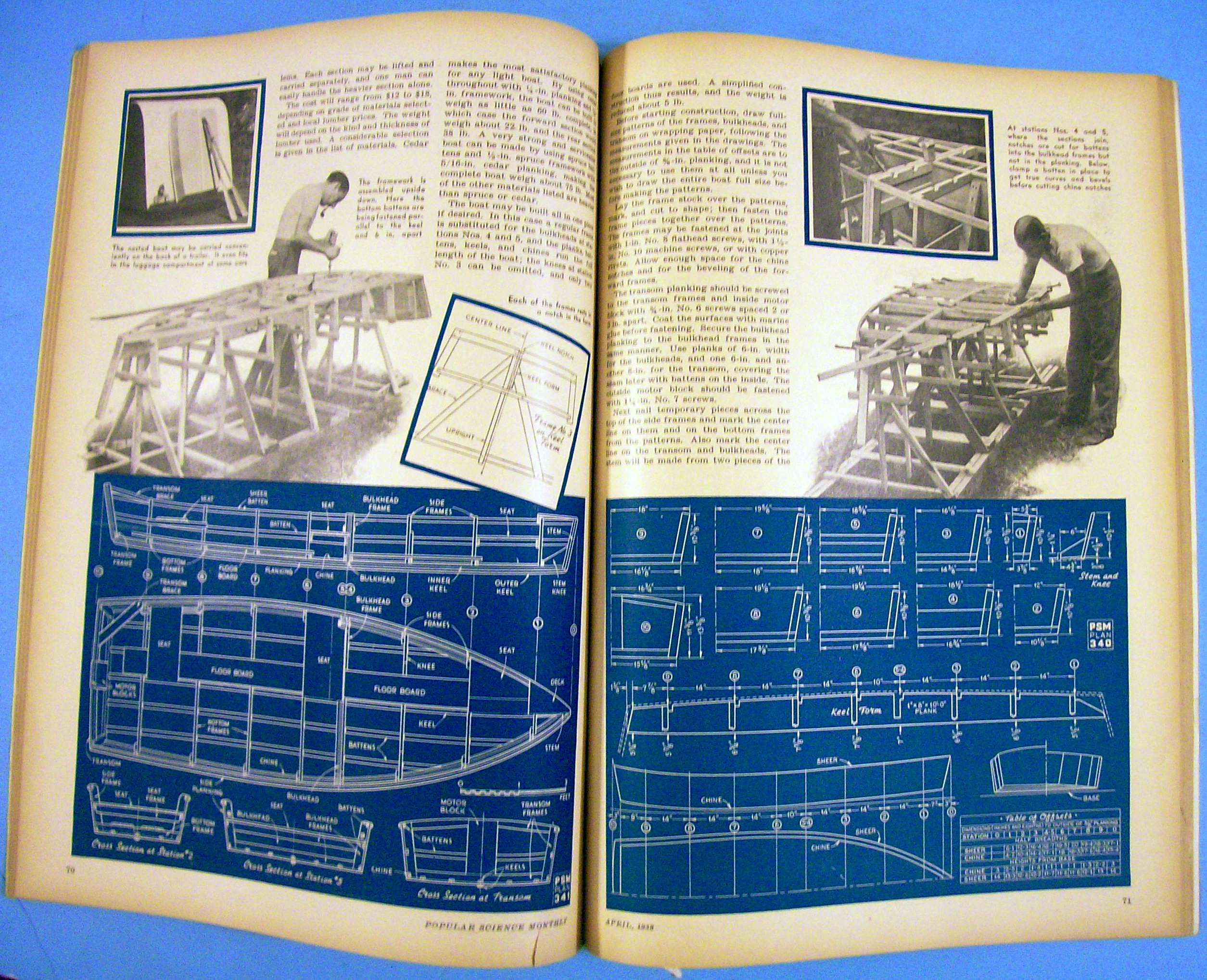 Popular Science Magazine April 1938 Rocket Ride