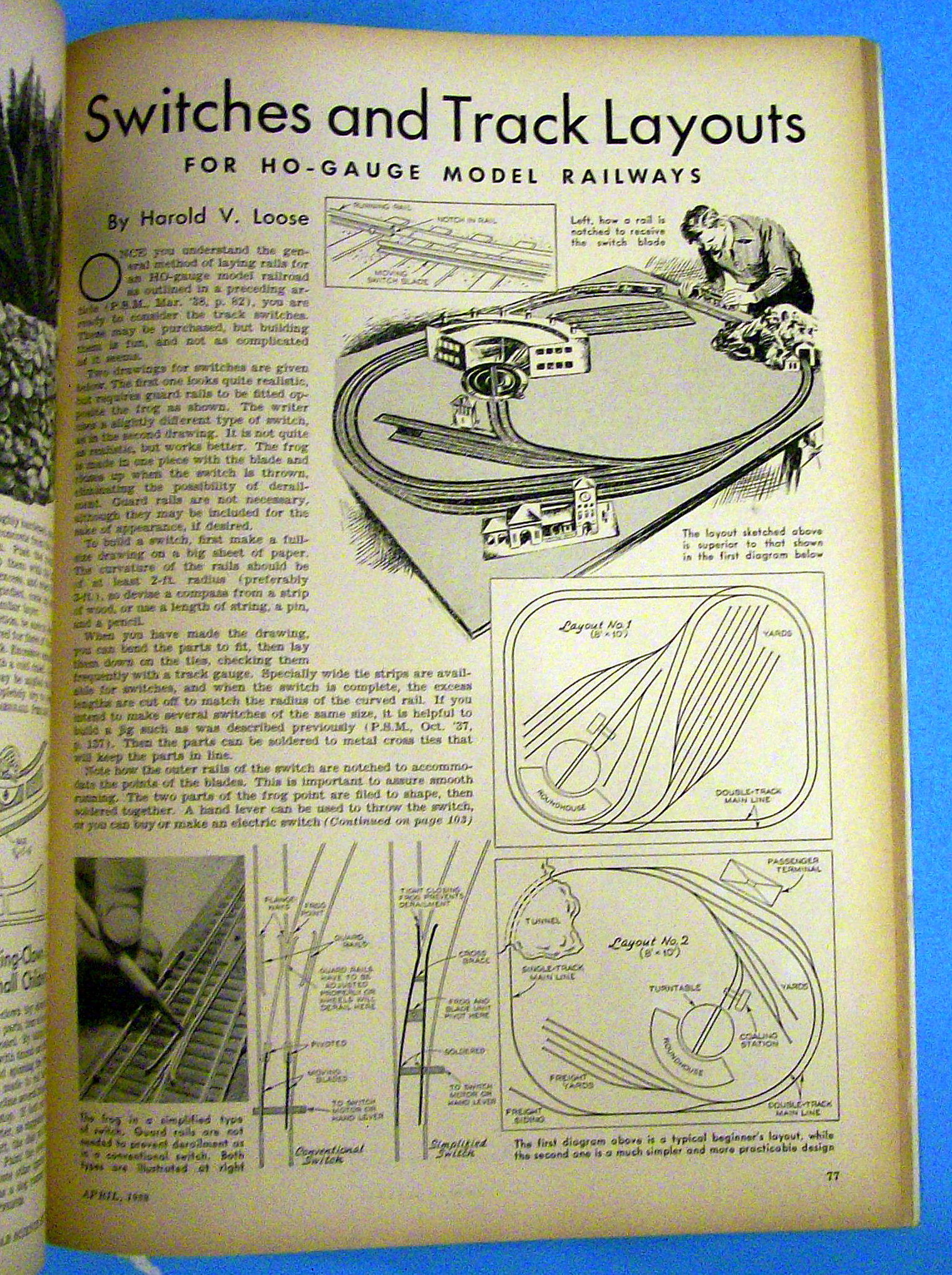 Popular Science Magazine April 1938 Rocket Ride