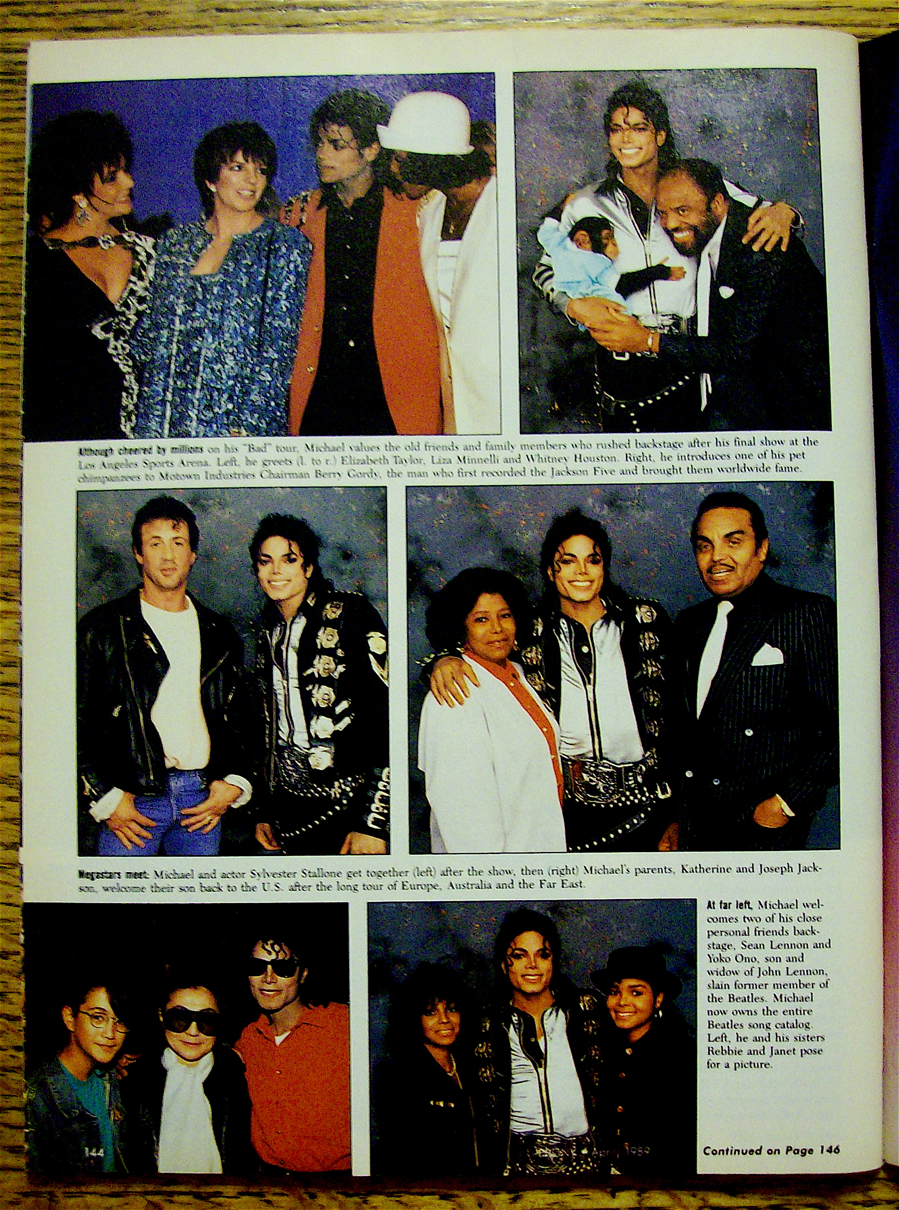 Ebony Magazine-April 1989-Michael's Last Tour